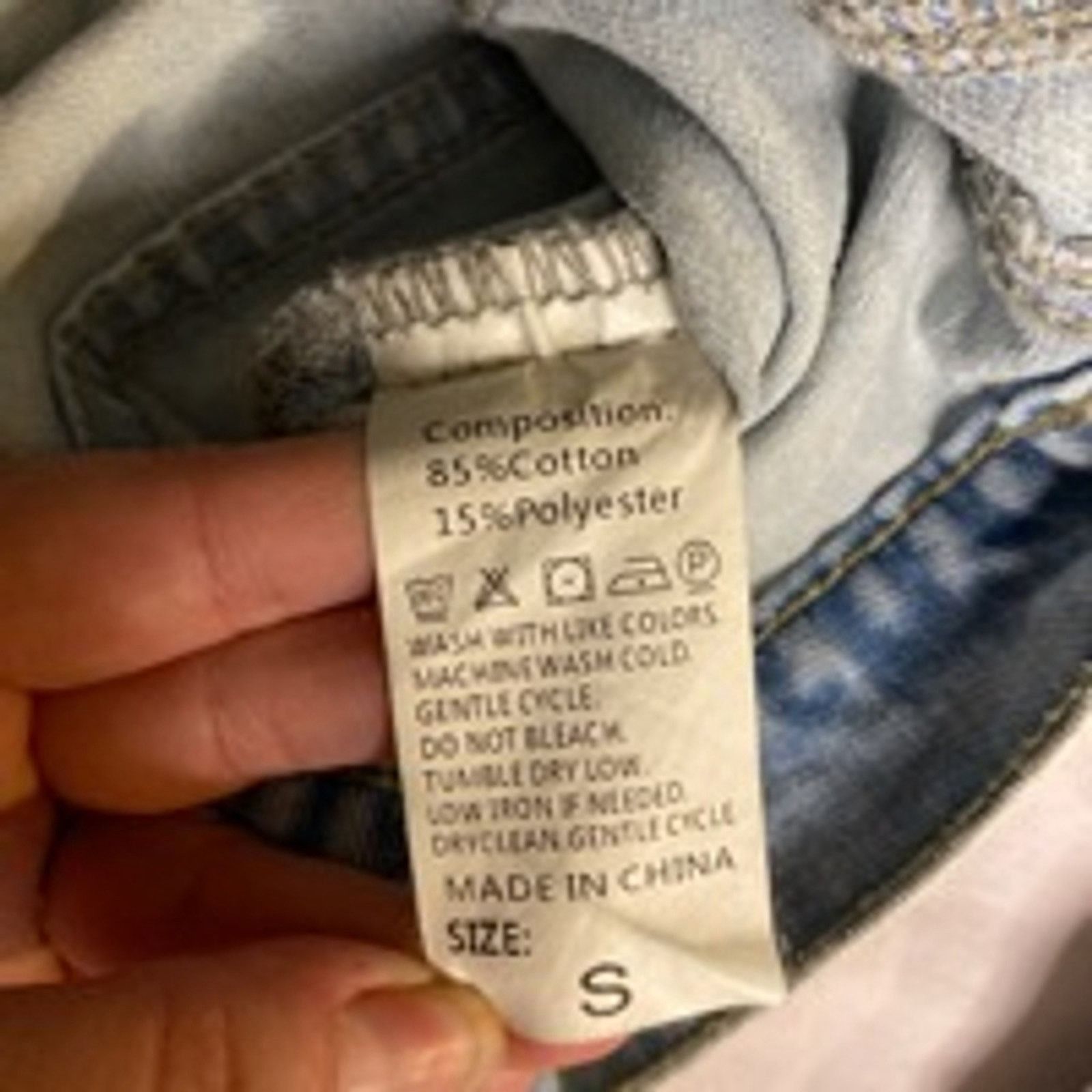 Other Vintage Light Wash Cropped Denim Jacket with Hood Size Small Size S / US 4 / IT 40 - 4 Thumbnail