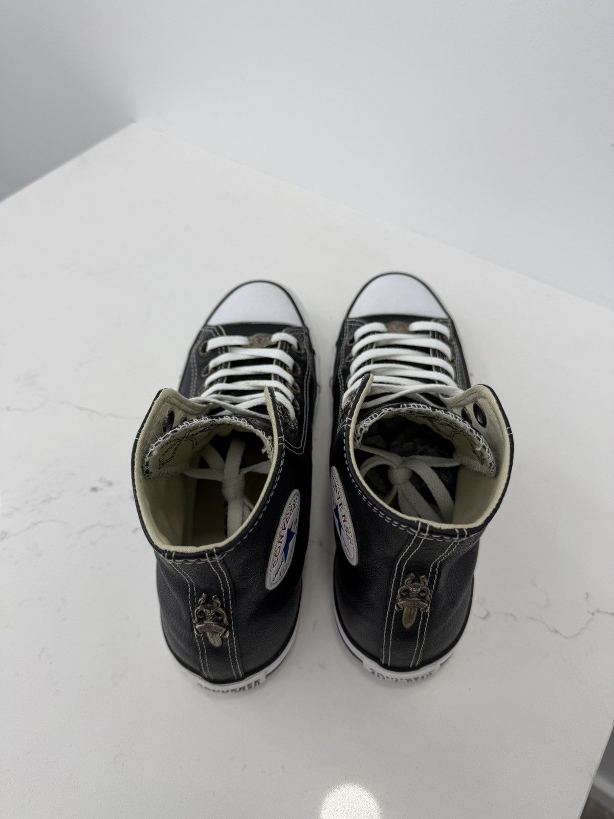 Chrome Hearts Chrome hearts patch converse highs Size US 7.5 / EU 40-41 - 6 Thumbnail
