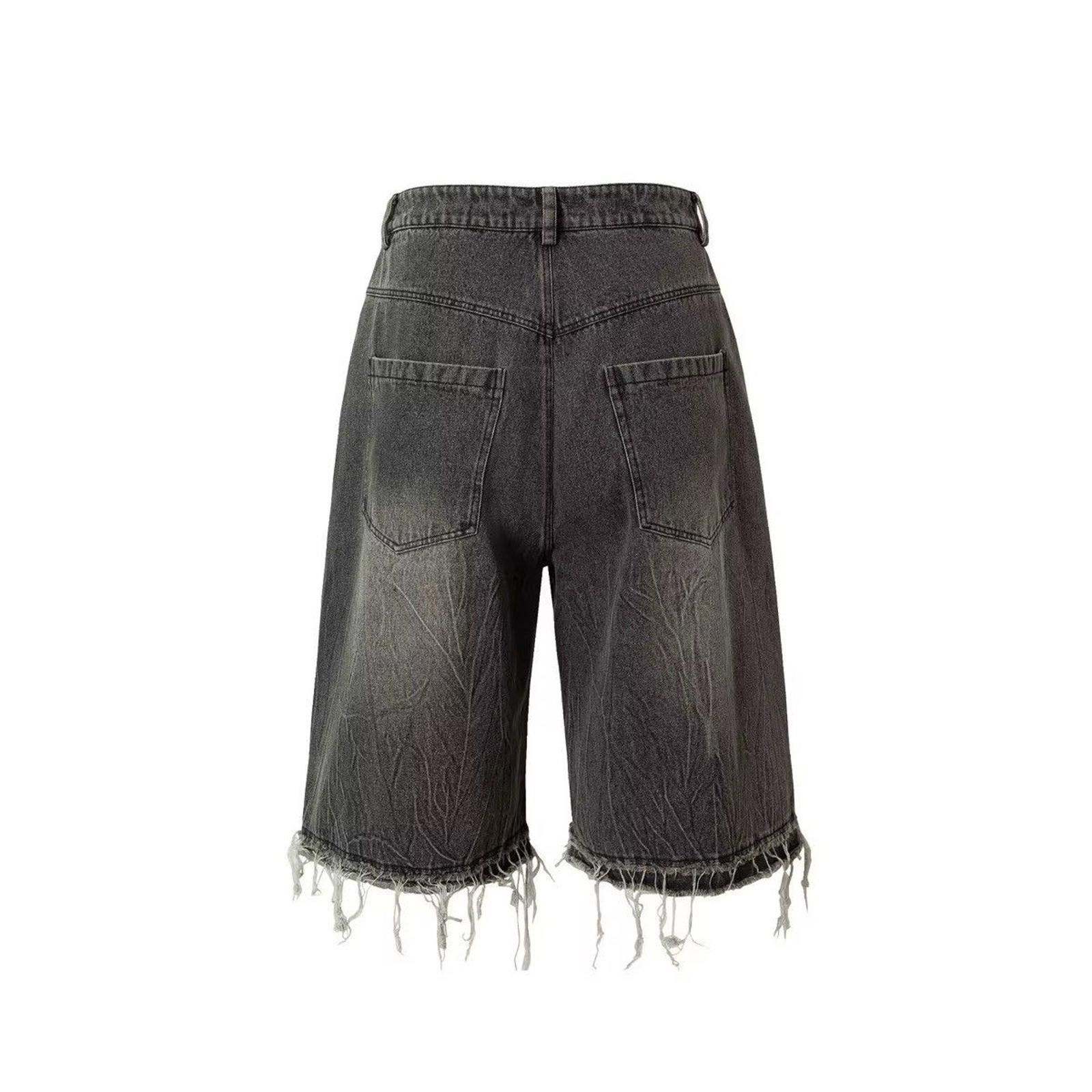 Jean Unique Anime Graphic Denim Shorts Size US 32 / EU 48 - 2 Thumbnail