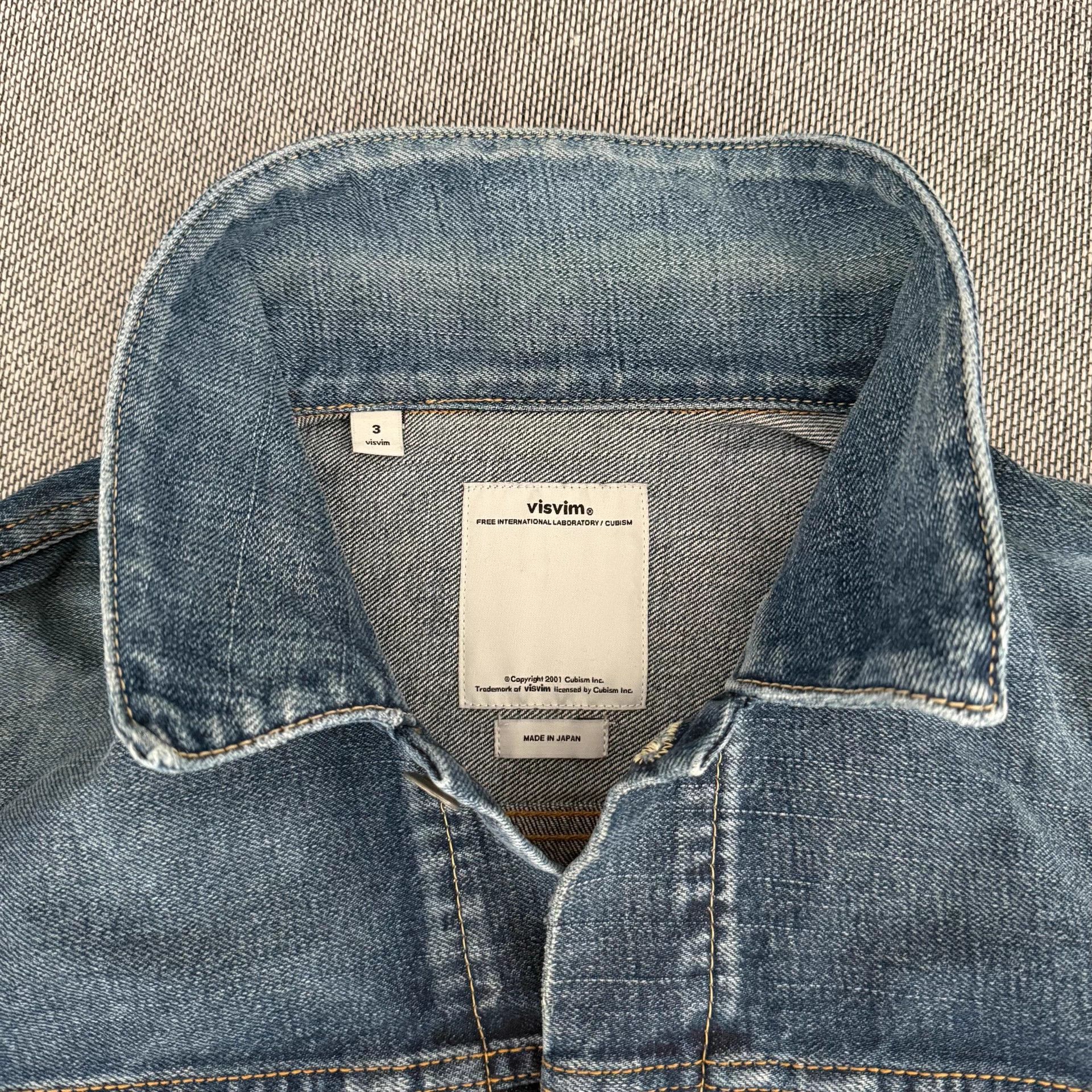 Visvim Visvim101 16aw Jkt Damaged Denim Jacket Size US L / EU 52-54 / 3 - 3 Thumbnail