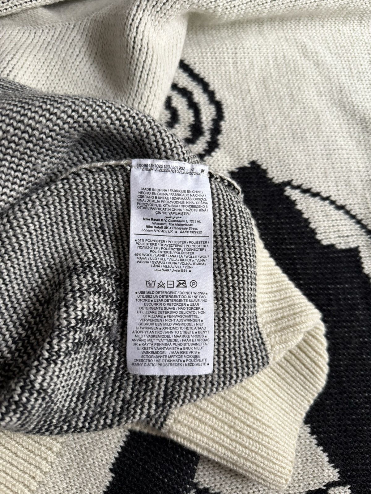 Nike × Stussy Sweater Nike x Stüssy Size US L / EU 52-54 / 3 - 9 Thumbnail