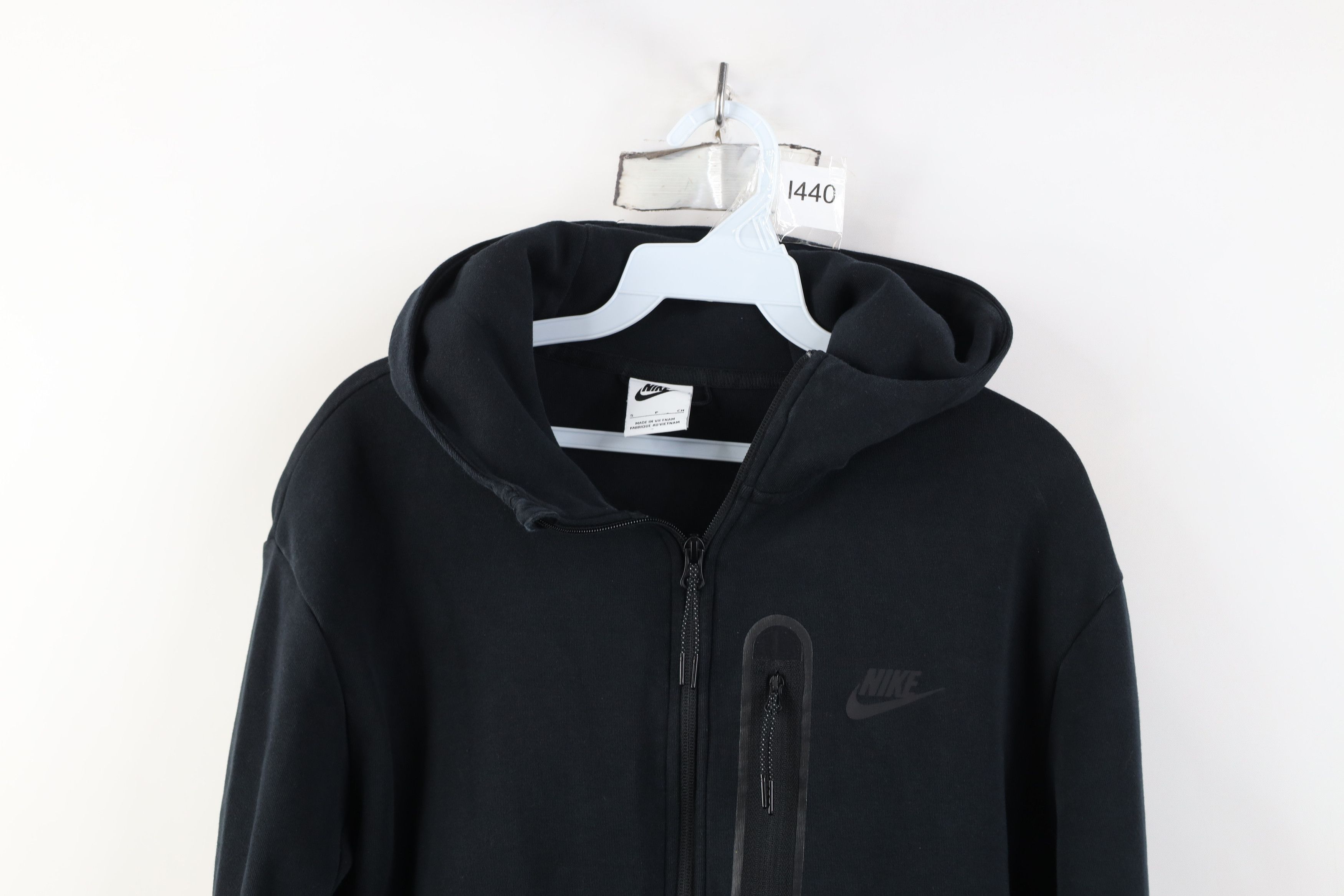 Nike Nike Tech Fleece Oversized Full Zip Hoodie Sweatshirt Black Size S / US 4 / IT 40 - 2 Thumbnail