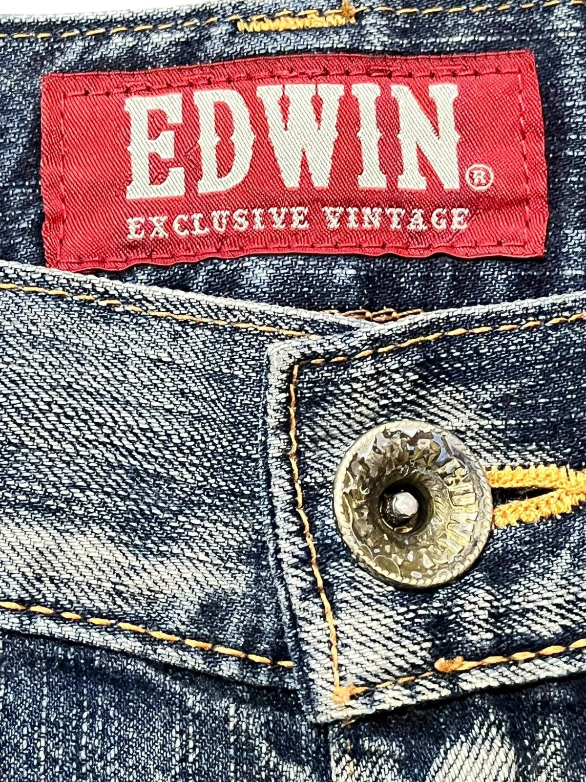 Edwin Vintage Edwin Exclusive Vintage Mudwash Whiskers Denim Size US 35 - 5 Thumbnail