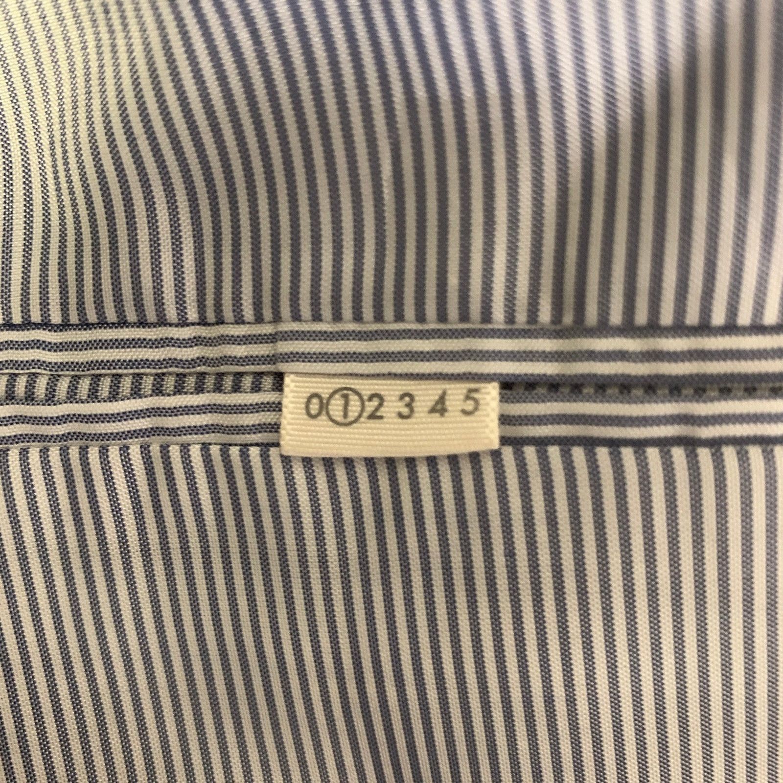 Band Of Outsiders BAND OF OUTSIDERS 36 Grey Black Pinstripe Wool Sport Coat Size 36R - 7 Thumbnail