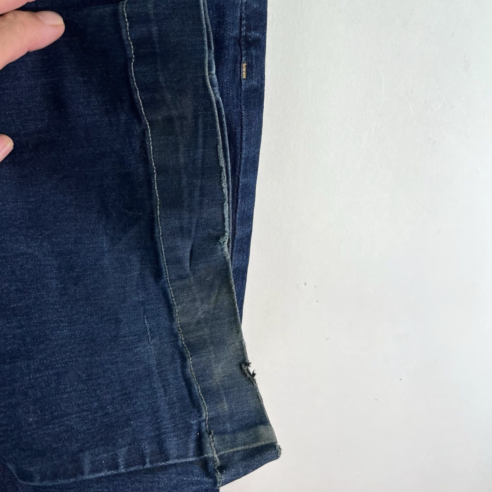 7 For All Mankind 7 For All Mankind Flare Jeans Women 29 Blue Denim 37 Inseam Zip 5-Pocket Size 29" - 5 Thumbnail