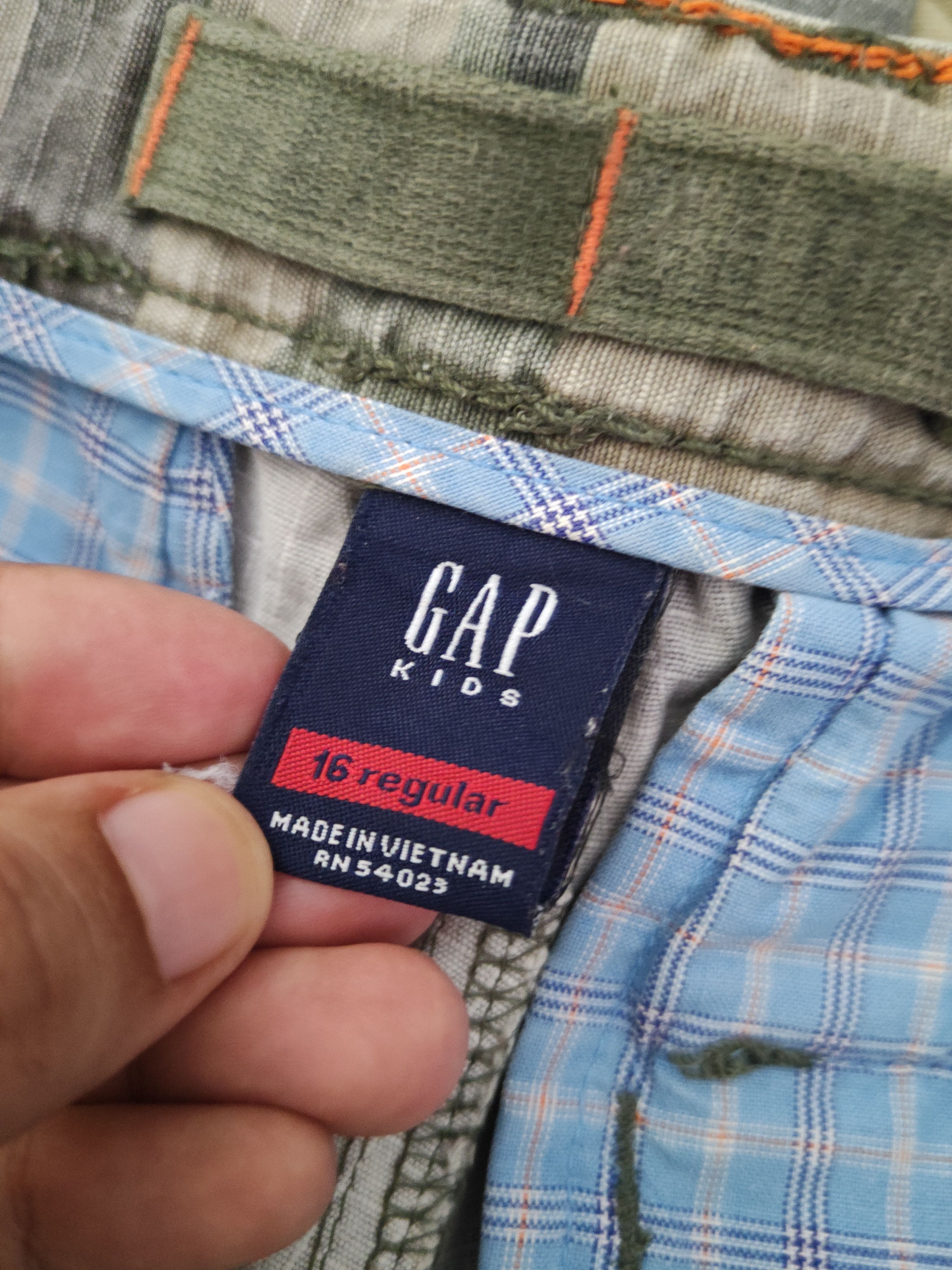 Gap DL Gap Kid Camouflage Multipocket Tactical Cargo Pants #486 Size 26" / US 2 / IT 38 - 15 Thumbnail