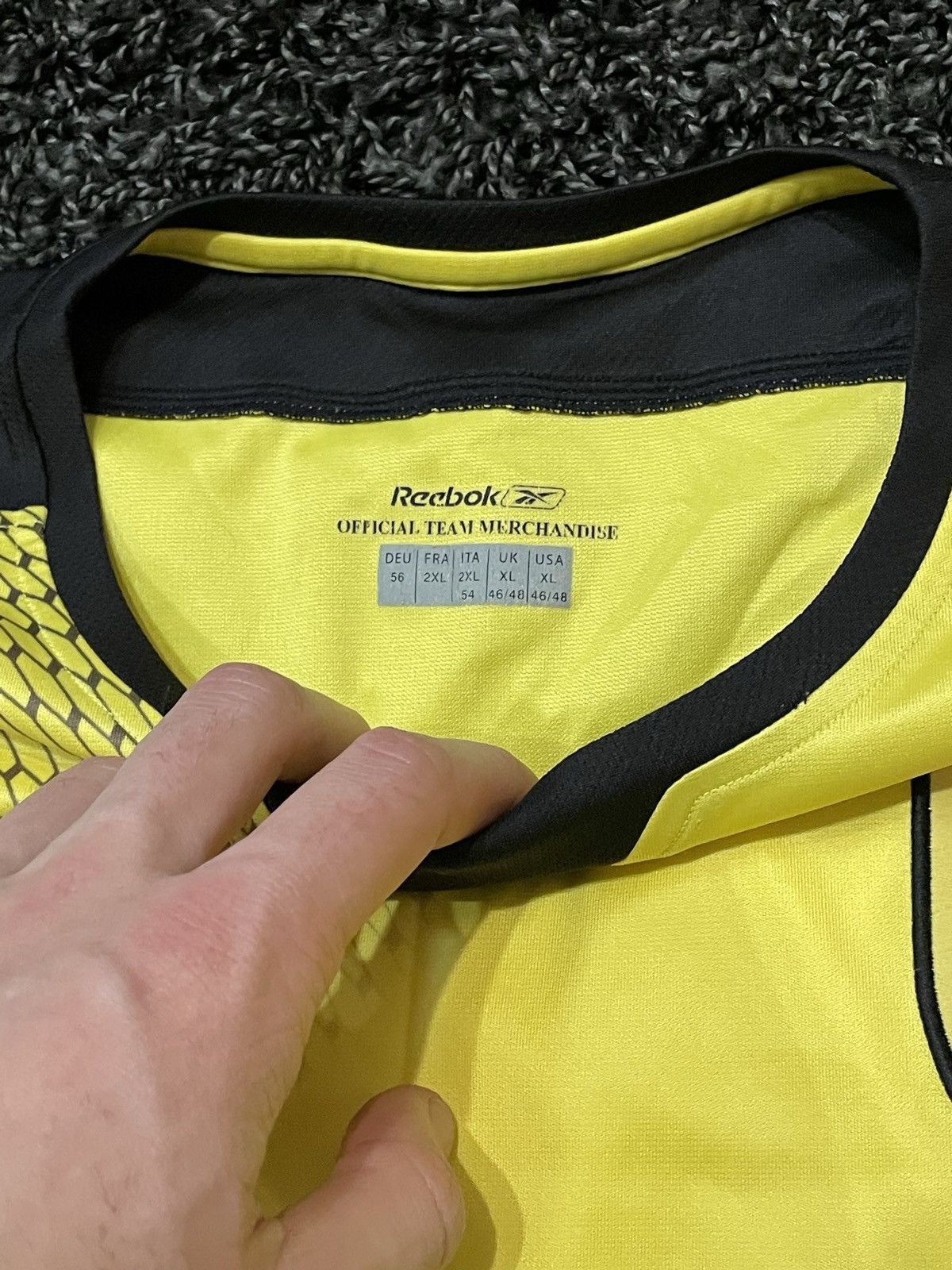 Reebok VINTAGE 2003 LIVERPOOL REEBOK AWAY SOCCER JERSEY BLOKECORE Size US XL / EU 56 / 4 - 8 Thumbnail