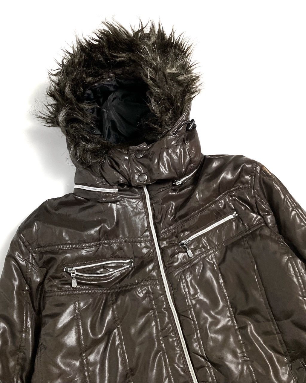 Le Grande Bleu (L.G.B.) 2000s Archieve Style Spinalh Fur Biker Vkei Jacket Size US L / EU 52-54 / 3 - 2 Thumbnail