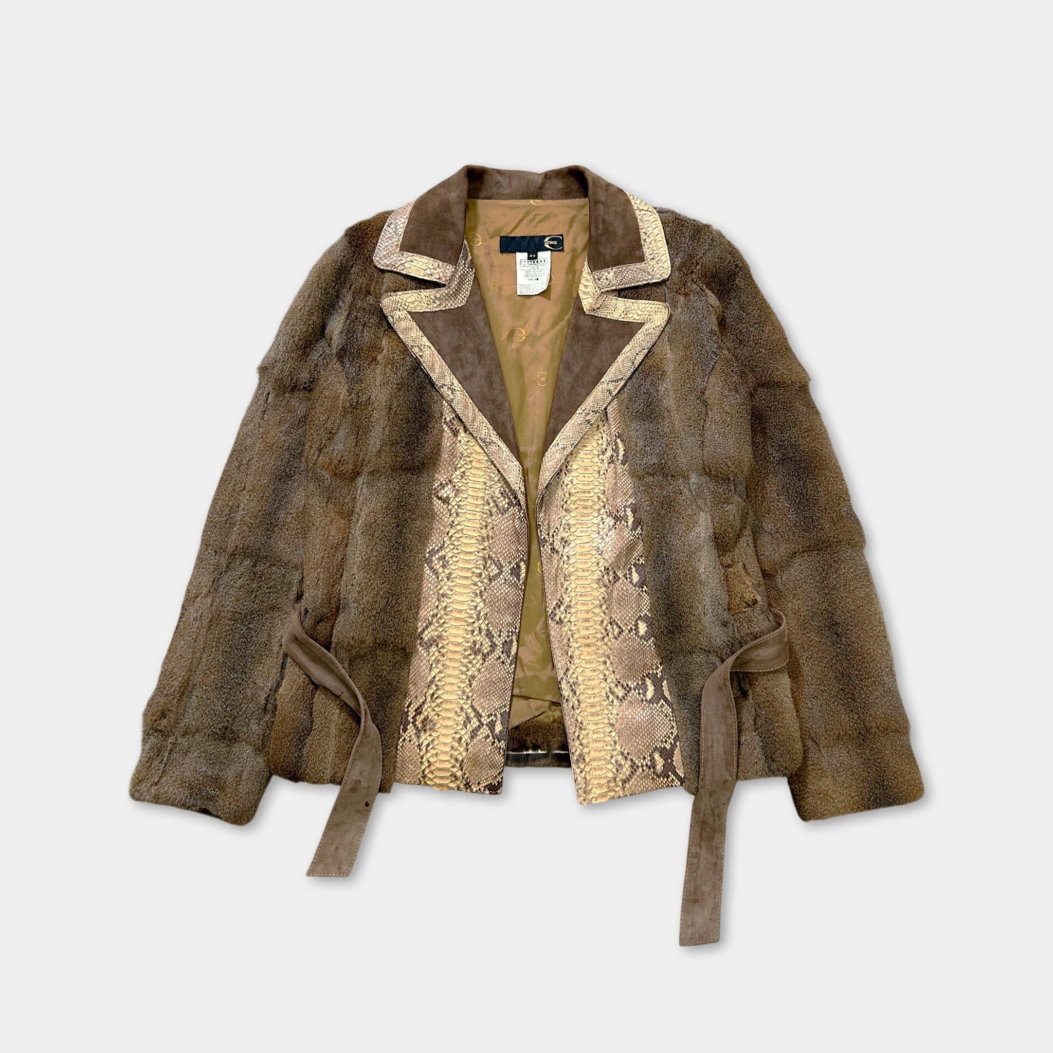 Just Cavalli Just Cavalli 2000's Real Rabbit Fur and Python Size M / US 6-8 / IT 42-44 - 1 Thumbnail