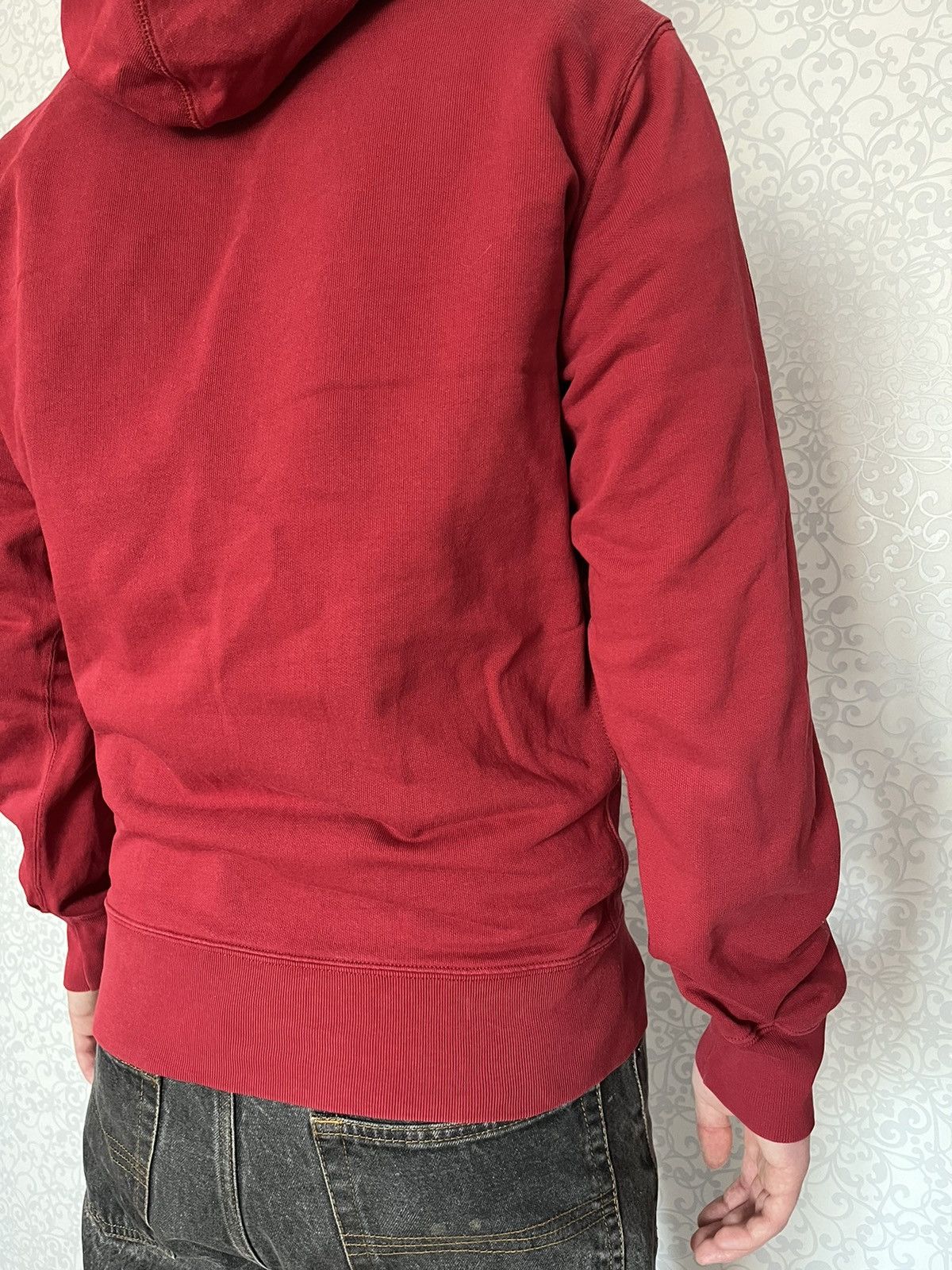 Designer × Diesel Diesel Lost In Focus Men Red Longsleeve Hoodie Size US L / EU 52-54 / 3 - 8 Thumbnail