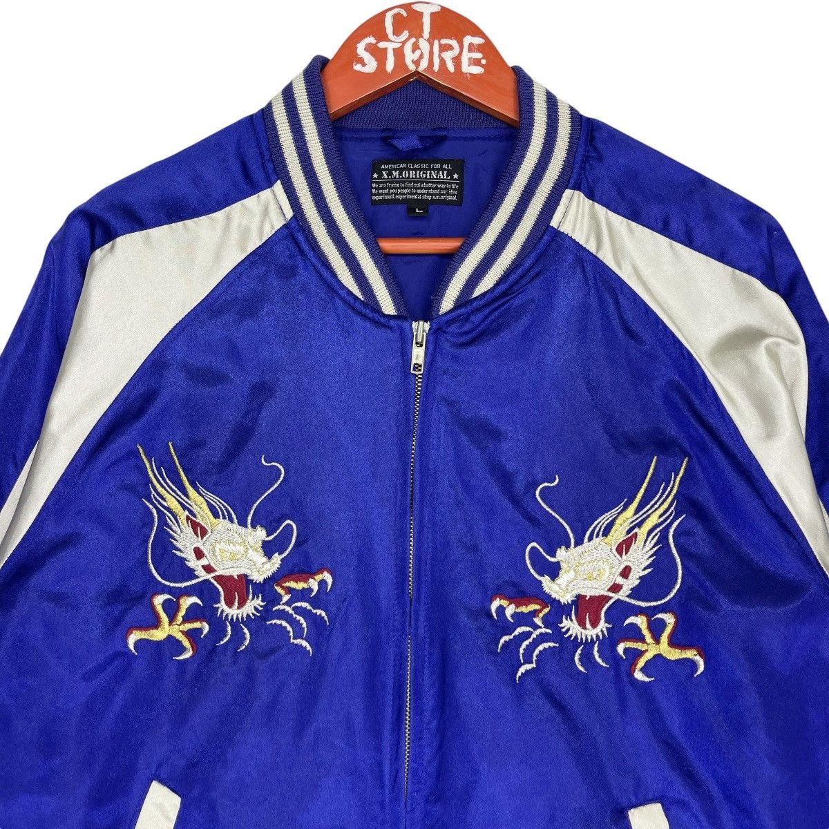 Japanese Brand Vintage Sukajan Hawk Dragon Yokosuka Jacket Size M Size US M / EU 48-50 / 2 - 3 Thumbnail
