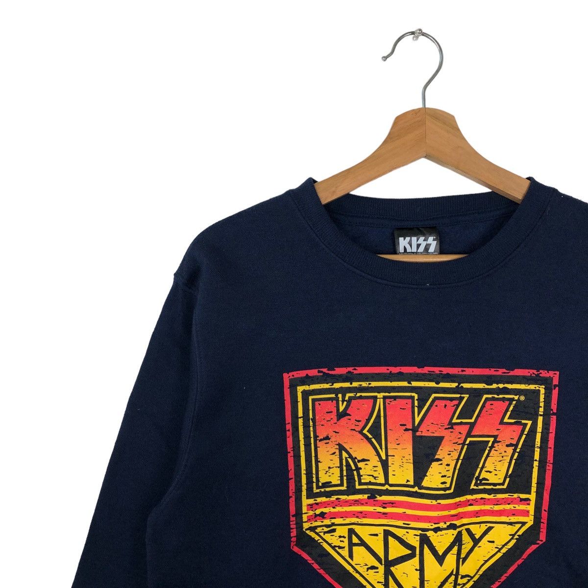 Band Tees VINTAGE SWEATSHIRT CREWNECK BAND KISS BIG LOGO Size US M / EU 48-50 / 2 - 6 Thumbnail