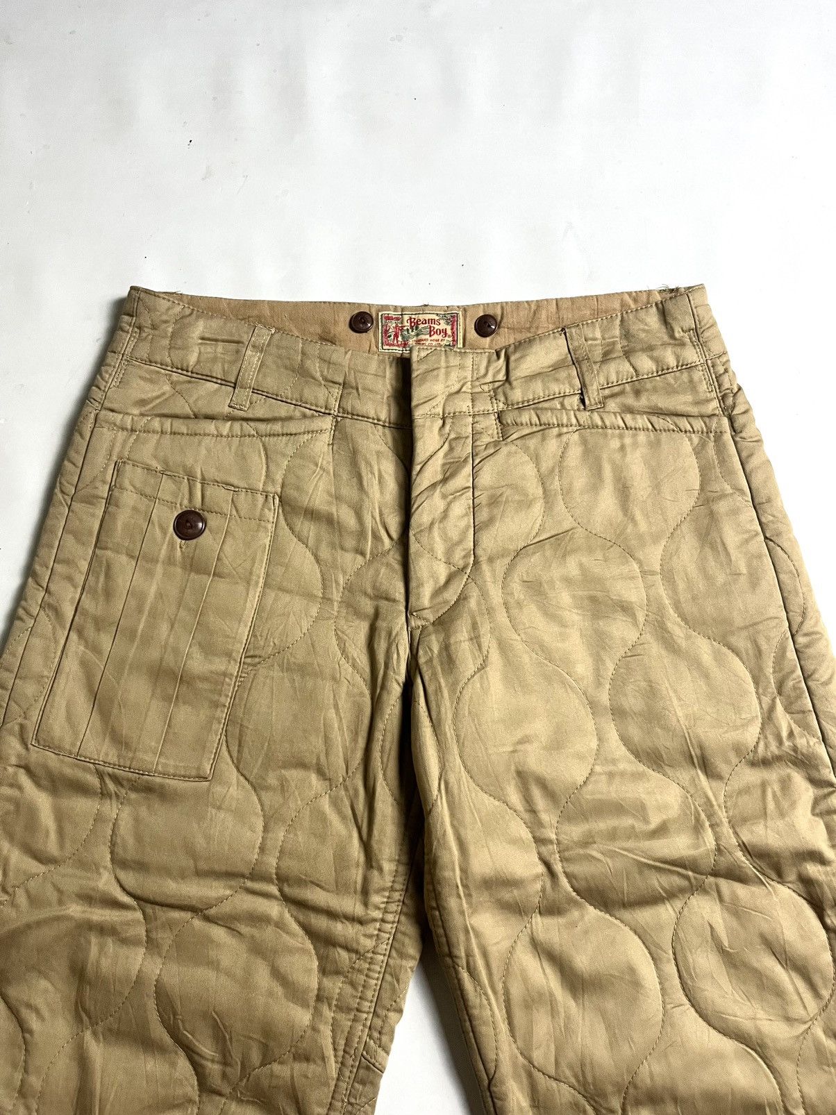 Beams Plus × Engineered Garments Beams Boy Quilted Military Shorpant Size US 30 / EU 46 - 2 Thumbnail