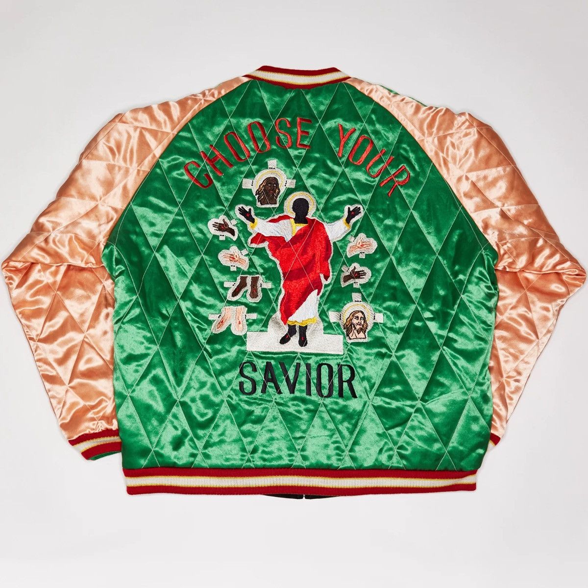 Saint Michael Denim Tears Reversible Sukajyan Jacket