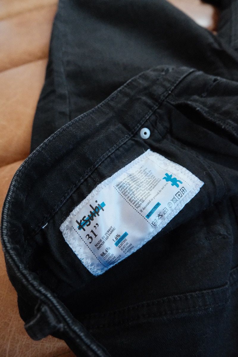Ksubi Black/Red Chitch Laid Jeans Size US 31 - 12 Thumbnail