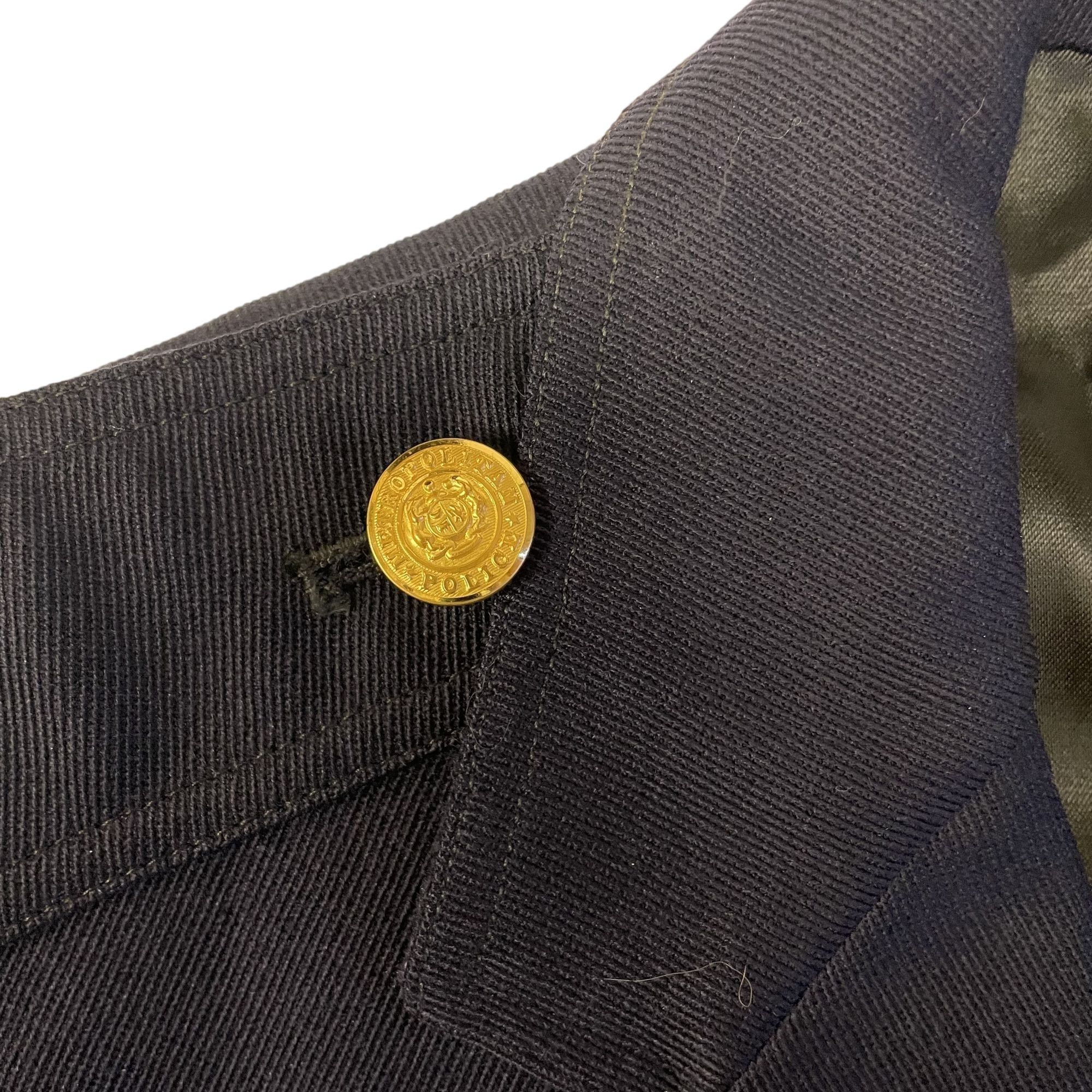 Other Vtg Blue GABARDINE Sport Coat METROPOLITAN POLICE Jacket Size 38R - 14 Thumbnail