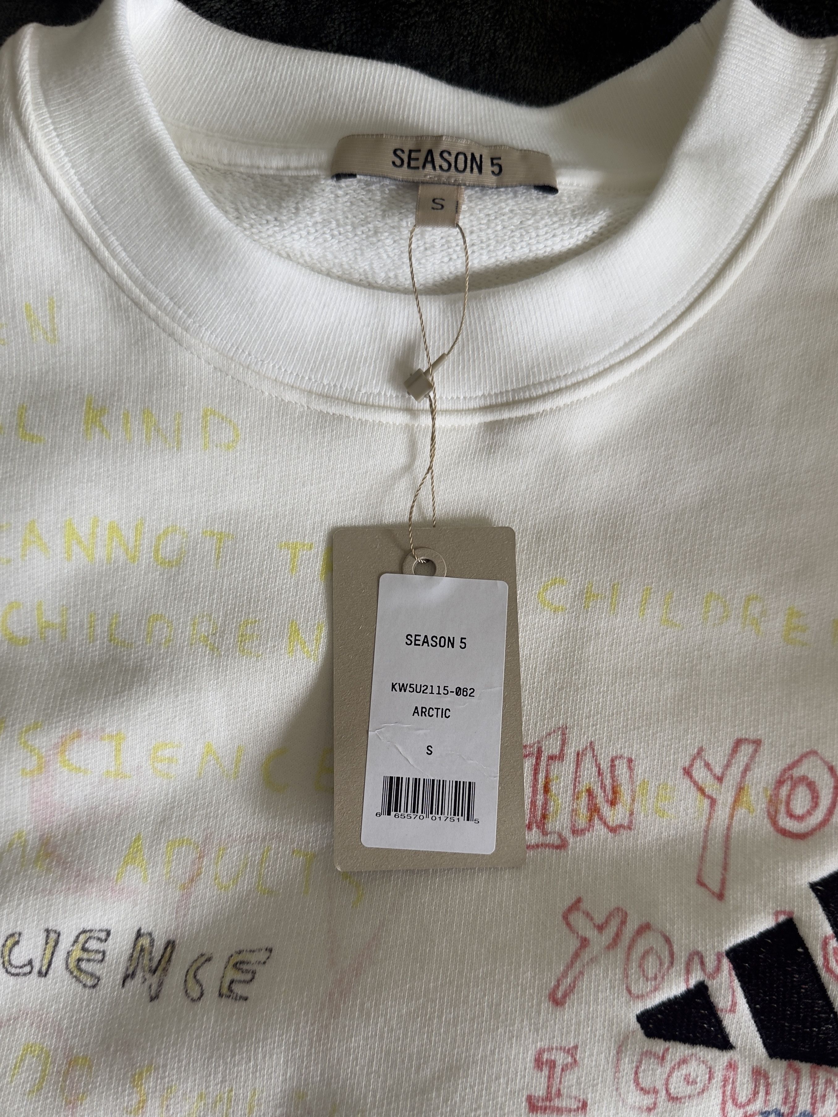 Yeezy Yeezy Scribble Hand Drawn Crewneck Size US S / EU 44-46 / 1 - 3 Thumbnail