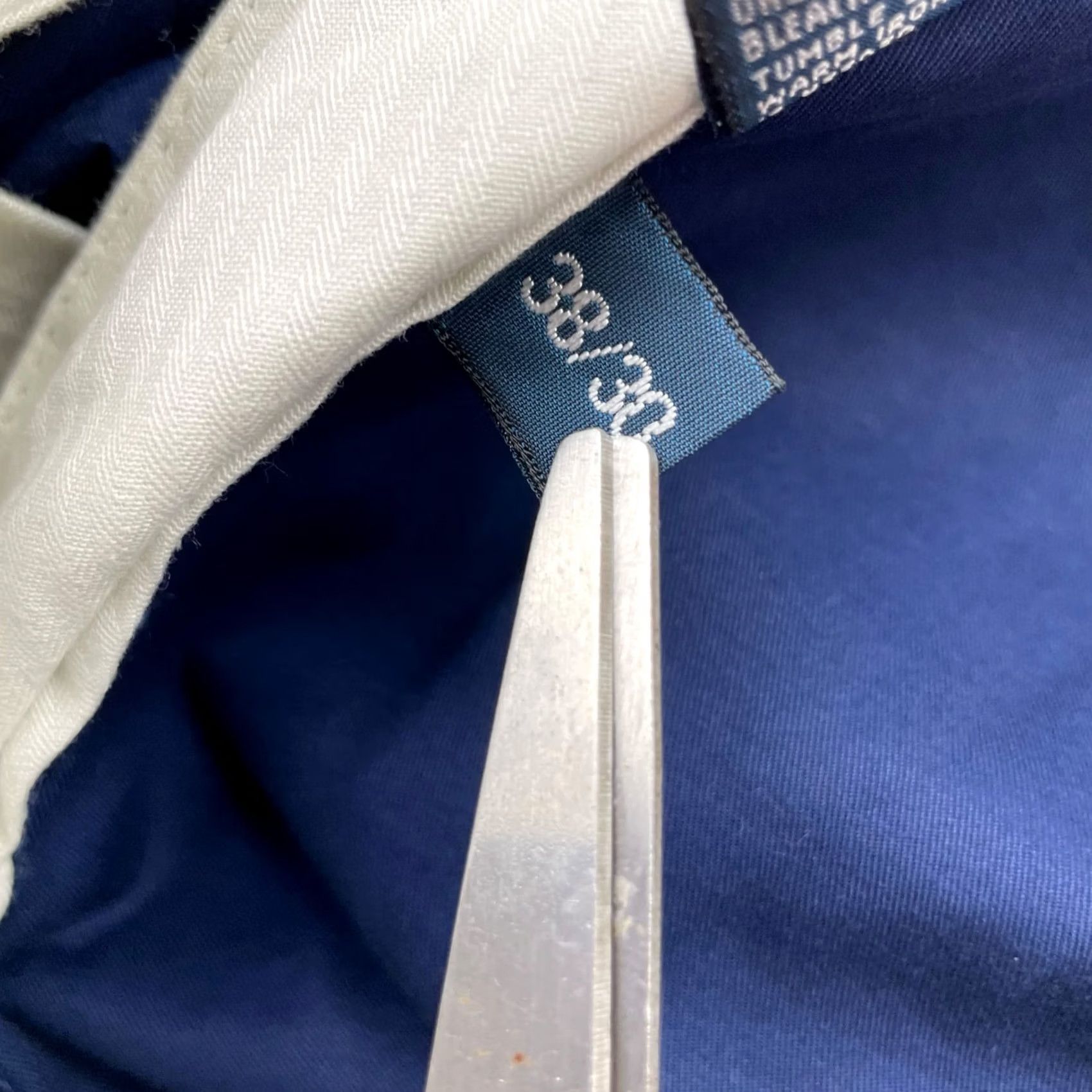 Polo Ralph Lauren VINTAGE Polo Ralph Lauren Men's Pants Blue 38x30 Chino Cotton Flat Front Size US M / EU 48-50 / 2 - 6 Thumbnail