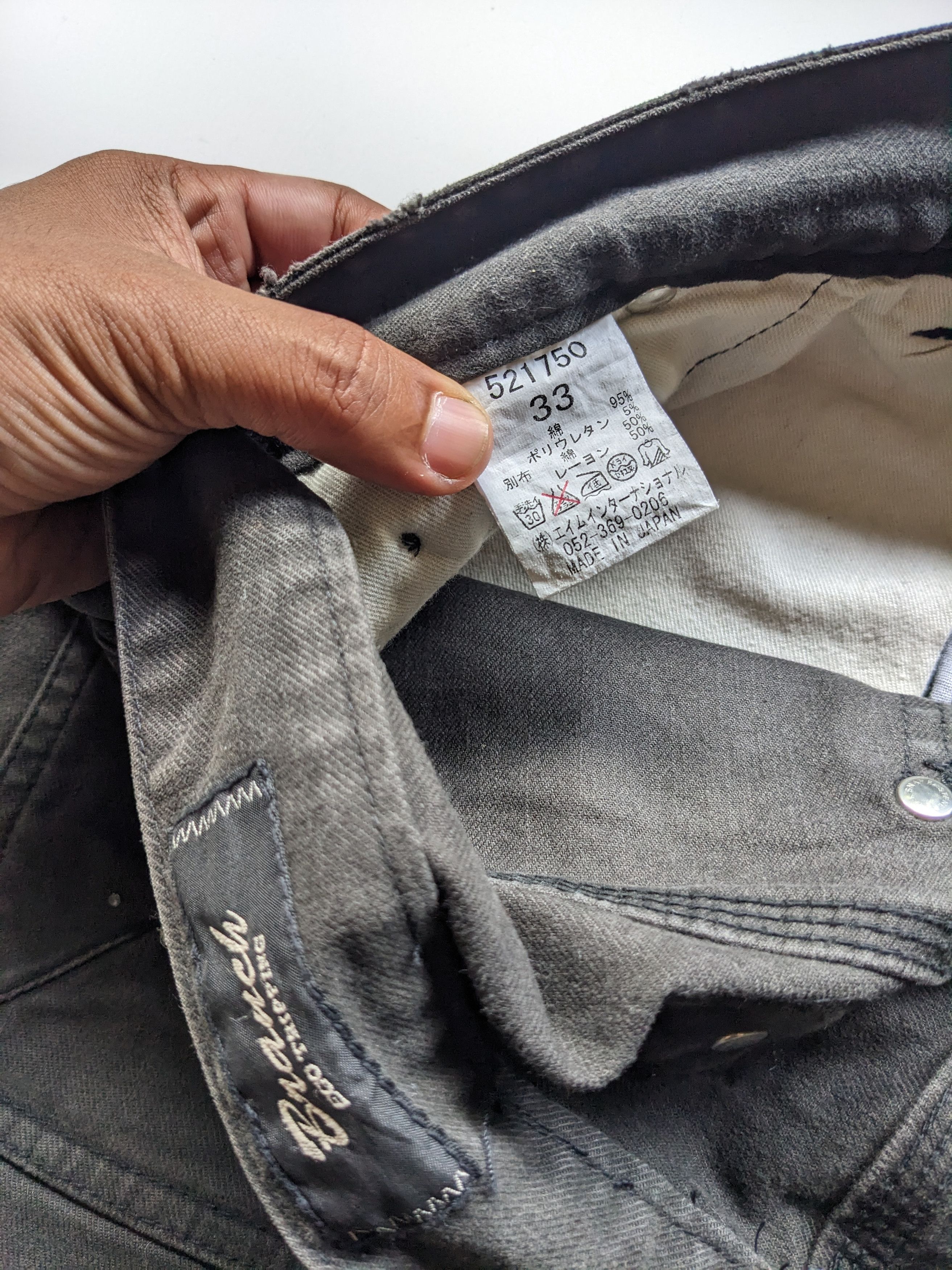 If Six Was Nine × Japanese Brand × Le Grande Bleu (L.G.B.) Branch Ego Trapping distressed buckle back Size US 33 - 8 Thumbnail