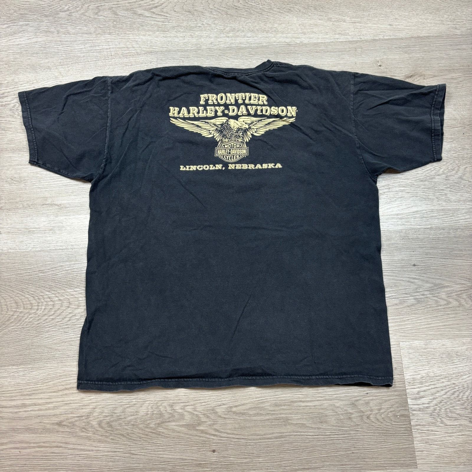 Harley Davidson Harley Davidson Eagle T Shirt Men's XL Biker Grunge Goth Size US XL / EU 56 / 4 - 4 Thumbnail