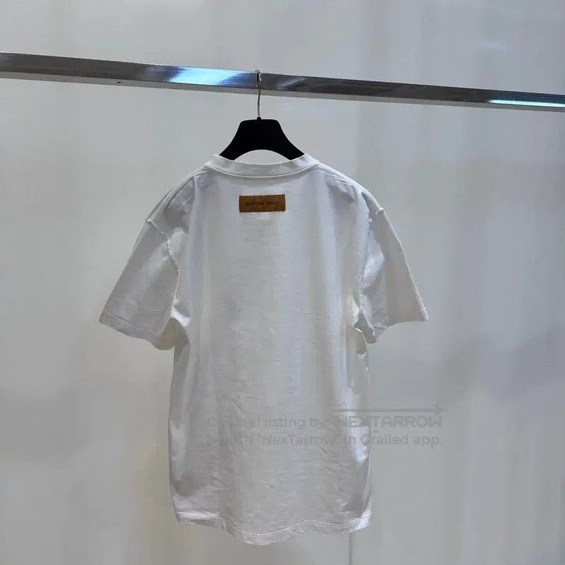 Louis Vuitton Louis Vuitton Women's White T. Size L / US 10 / IT 46 - 2 Thumbnail
