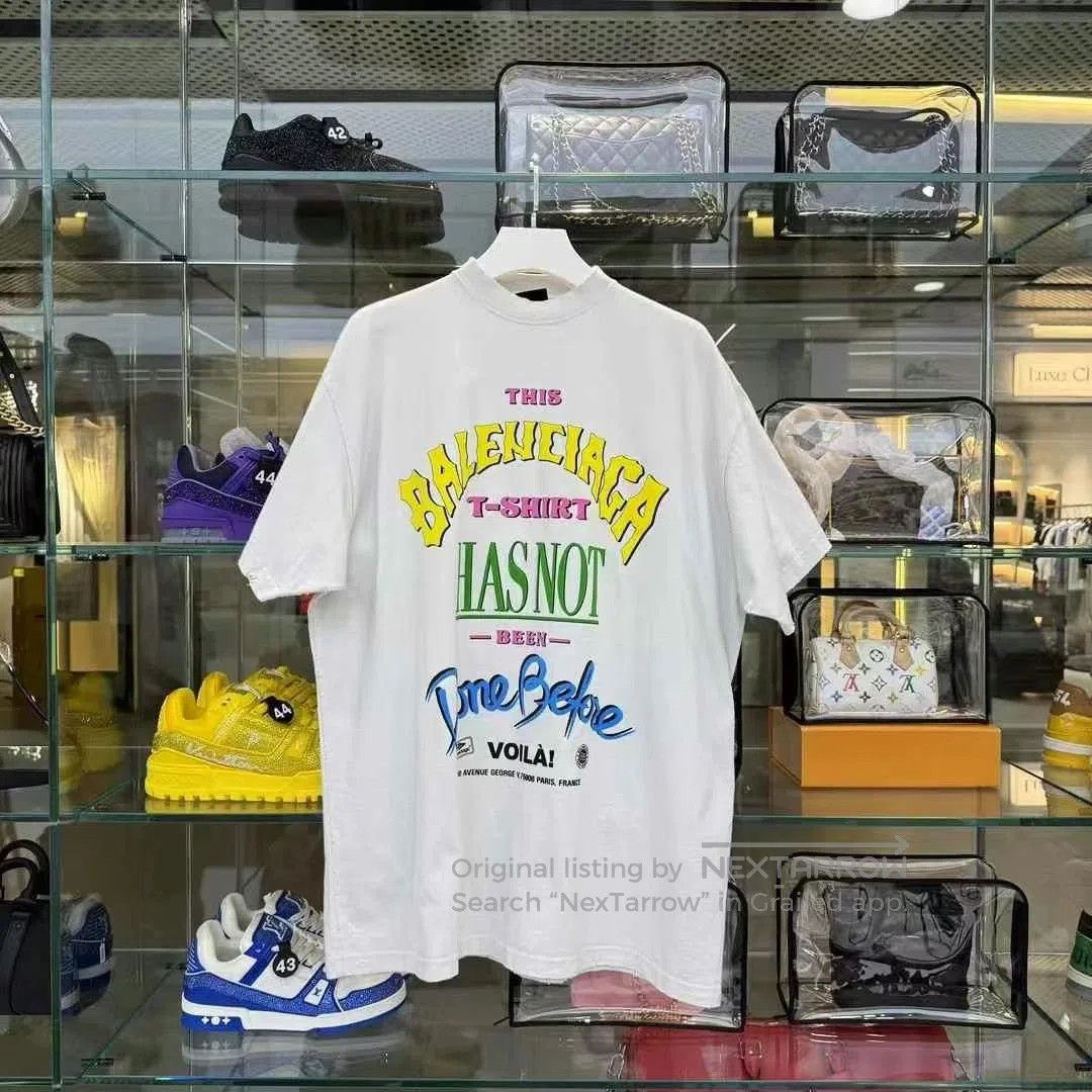 Balenciaga BALENCIAGA SS25 Colorful Foam Print Cotton T. Size US L / EU 52-54 / 3 - 1 Thumbnail