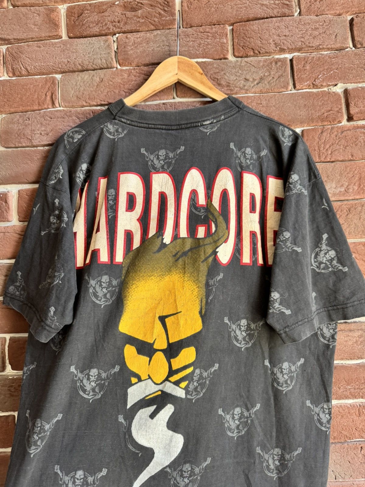 Band Tees Rare Vintage 90s Thunderdome Wizard Gabber Band Tshirt 90s Size US XL / EU 56 / 4 - 11 Thumbnail