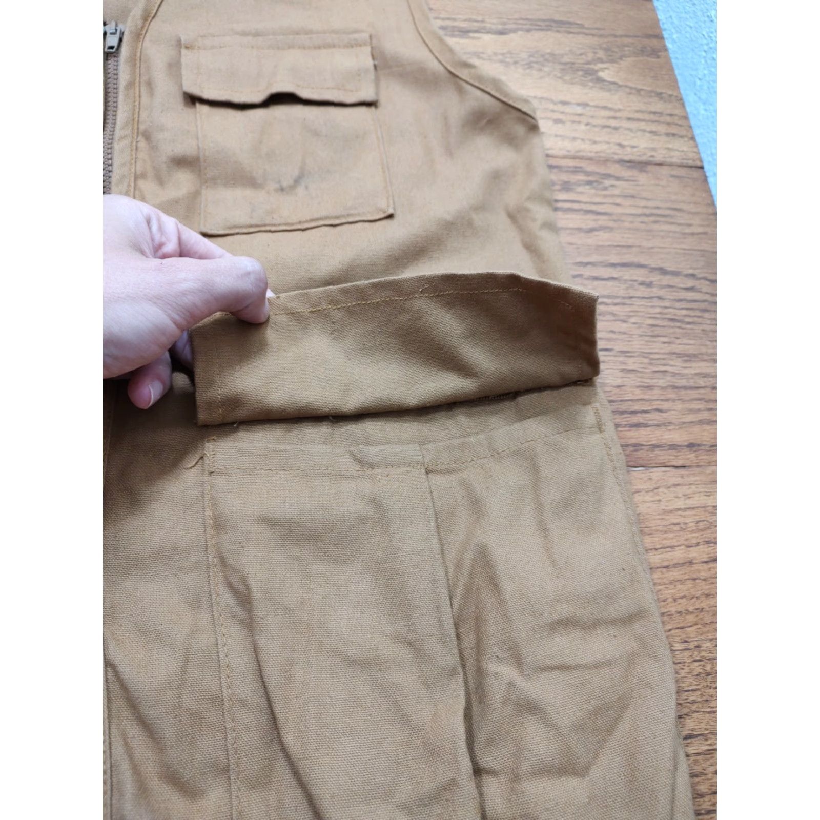 Vintage VINTAGE Blue Bill Redhead Shooting Hunting Vest Mens S Brown Cotton Canvas Shell Holder Zip Vest Team Hunting Men Size S Size US S / EU 44-46 / 1 - 4 Thumbnail