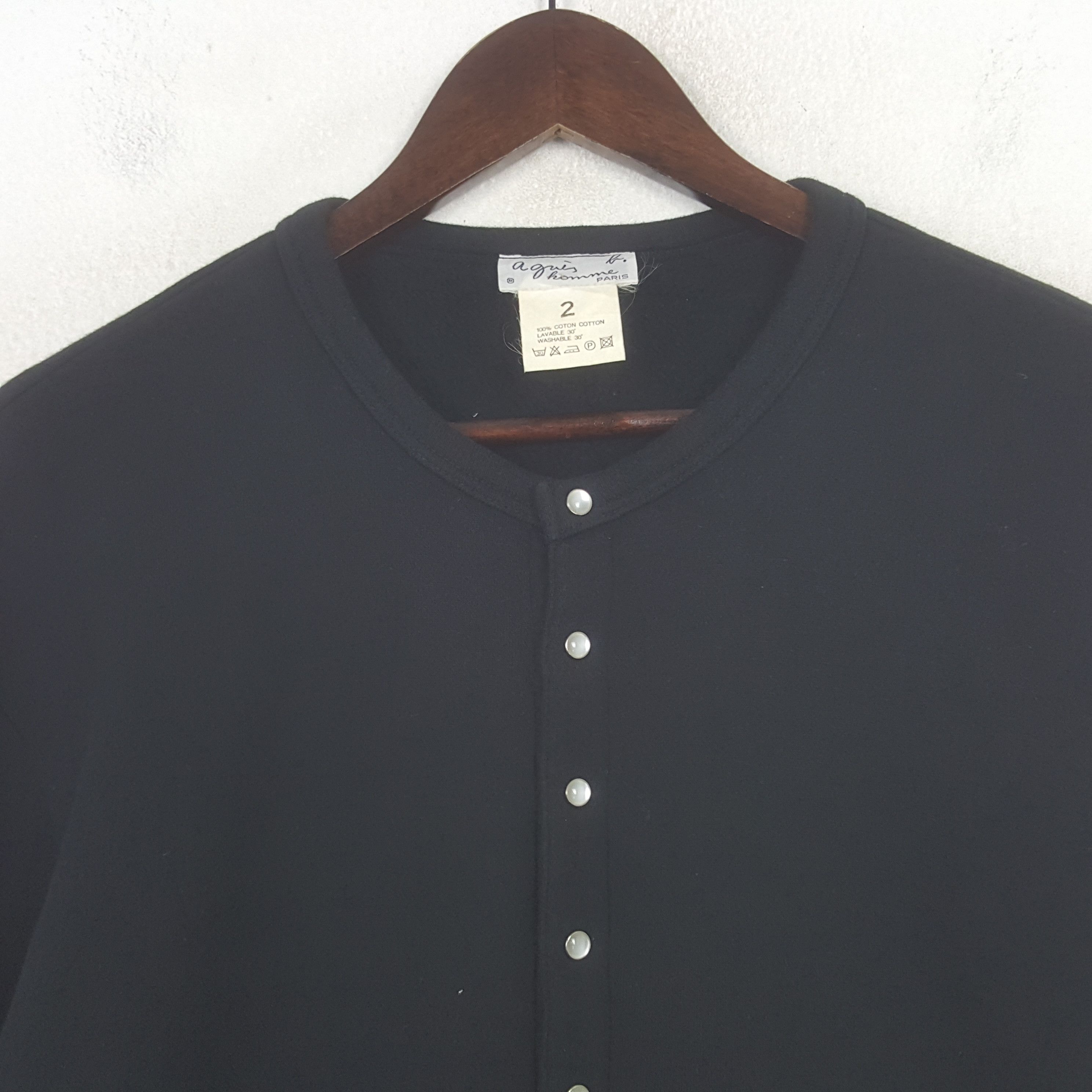 agnes b. Vintage Agnes b. Button Clip Shirt Size US M / EU 48-50 / 2 - 2 Thumbnail