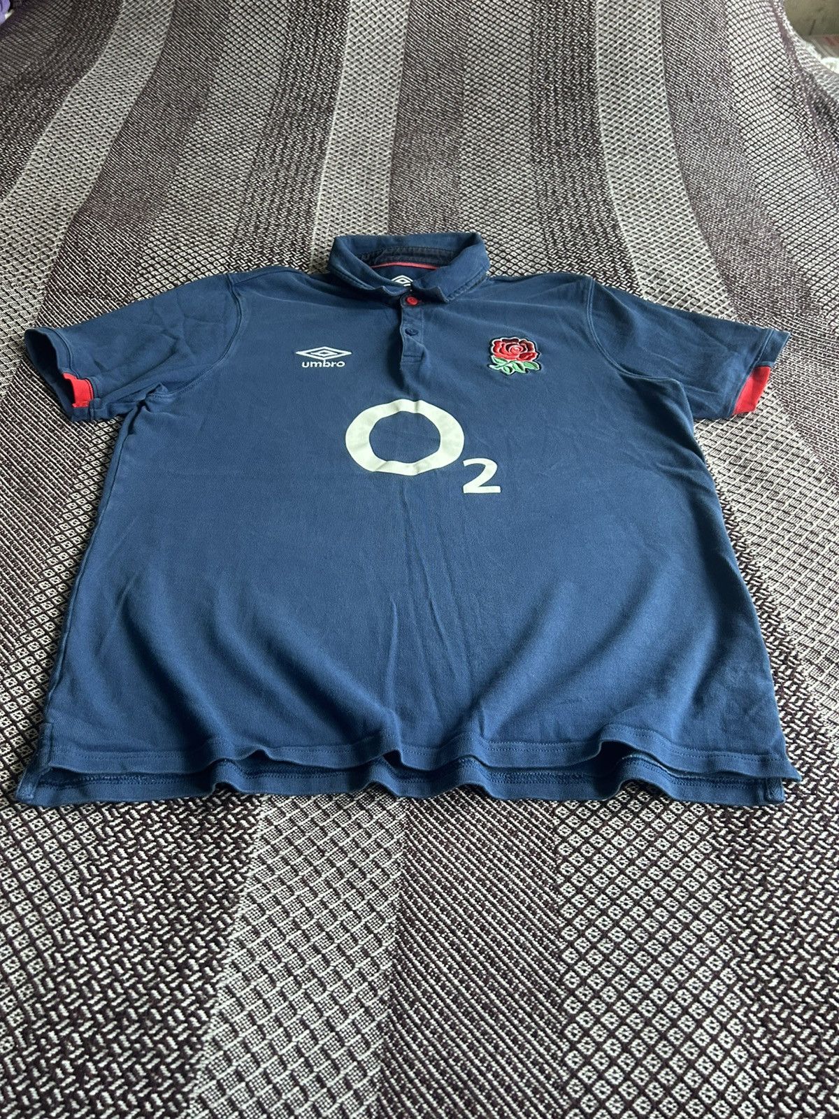 Umbro Umbro England League Rugby O2 Jersey Shirt Mens Size XL Size US XL / EU 56 / 4 - 3 Thumbnail