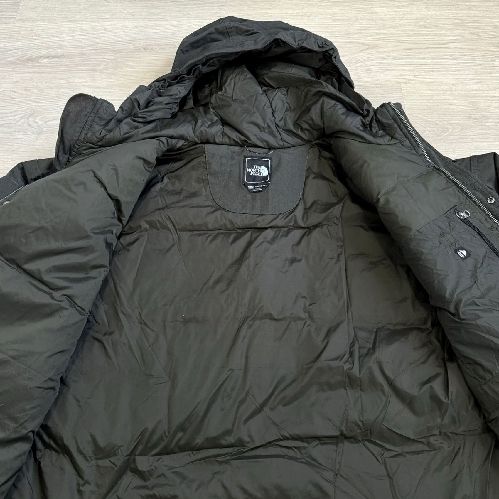 The North Face The North Face HyVent Parka Jacket XL Dark Grey Men Hooded Down Winter Goose Down Mcmurdo Full Zip Pockets Size US XL / EU 56 / 4 - 5 Thumbnail