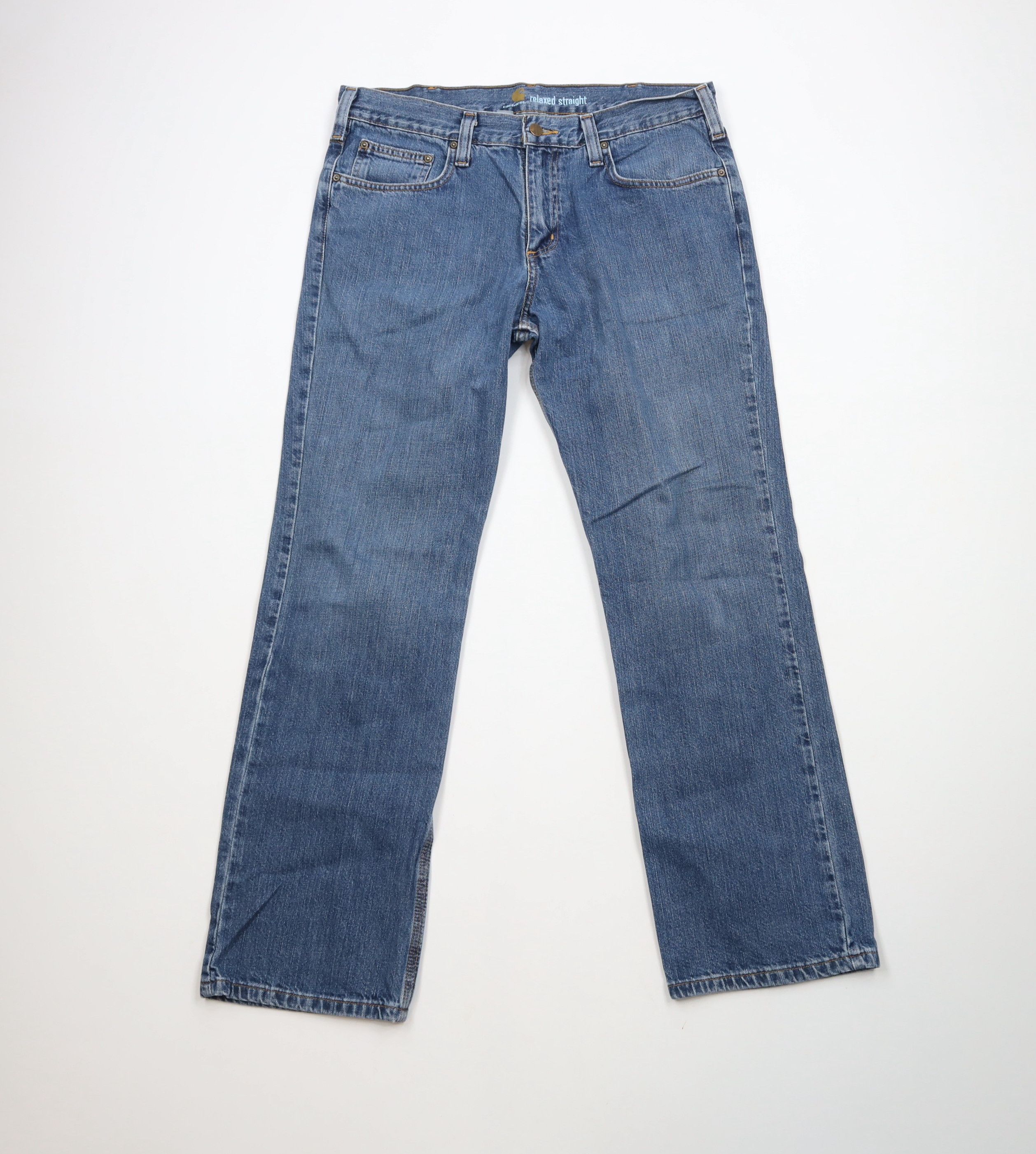 Carhartt × Vintage Vintage Y2K Carhartt Relaxed Fit Straight Leg Denim Jeans Size US 34 / EU 50 - 1 Thumbnail