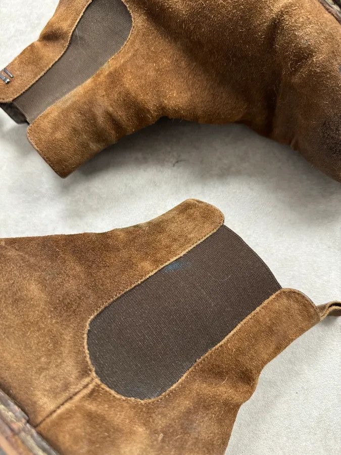 The Last Conspiracy The Last Conspiracy Brown Suede Chelsea Leather Boots Size US 10 / EU 43 - 6 Thumbnail