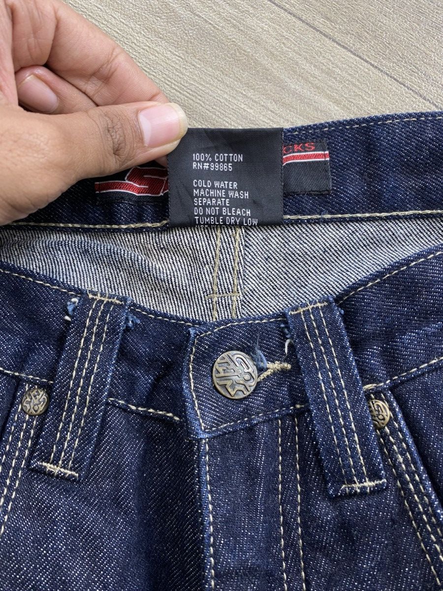 JNCO 2000s JNCO SOHK School of Hard Knocks Baggy Jeans Y2K Size US 30 / EU 46 - 8 Thumbnail