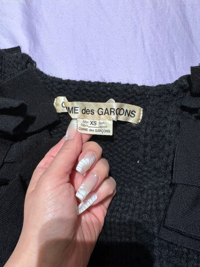 Comme des Garcons Comme Des Garcons Bow hollow wool sweater Size XS / US 0-2 / IT 36-38 - 3 Thumbnail