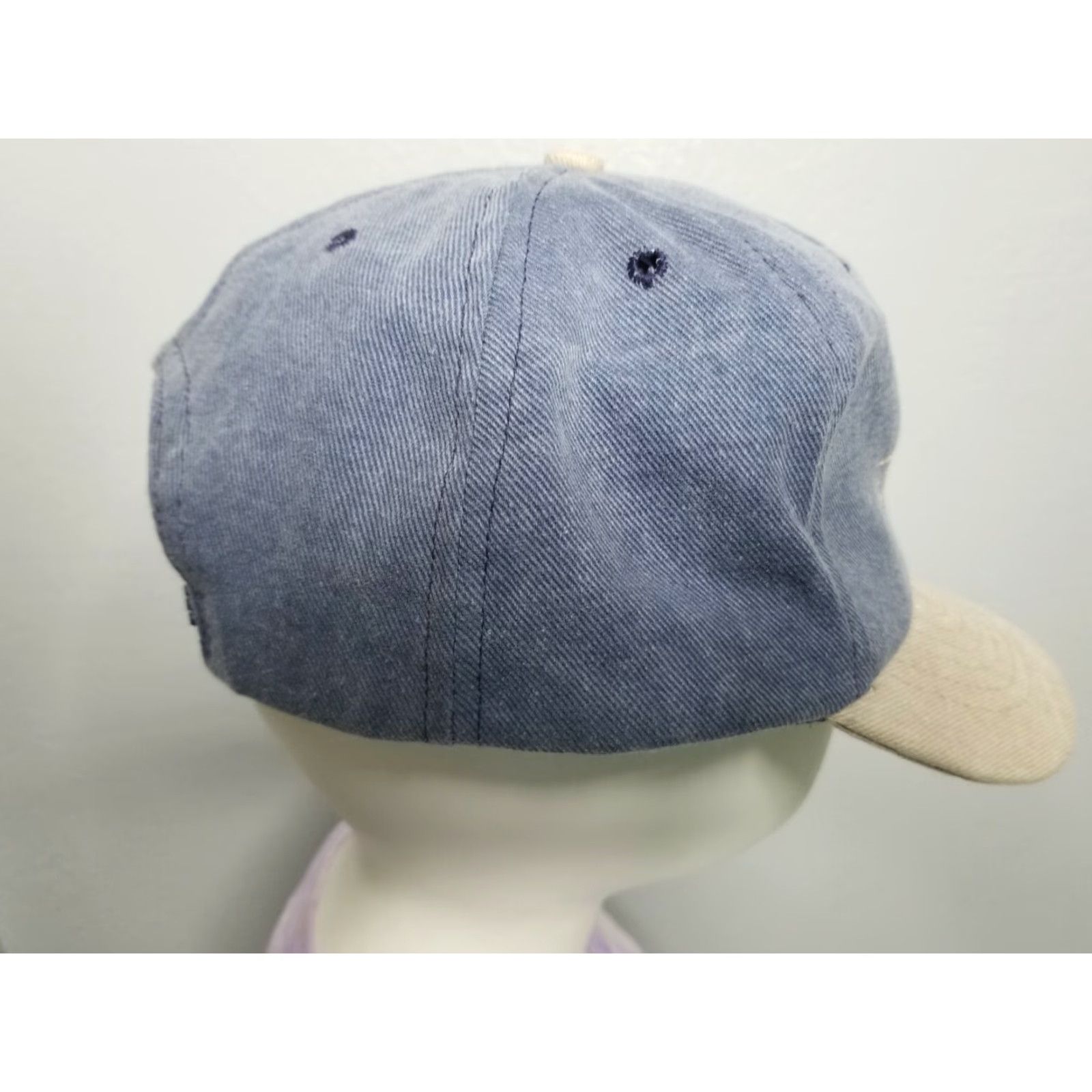 Holloway VINTAGE GTE Long Distance Telephone Company Embroidered Denim Cap Hat Unisex Adults Adjustable Denim Cap Hat Hat Size ONE SIZE - 4 Thumbnail
