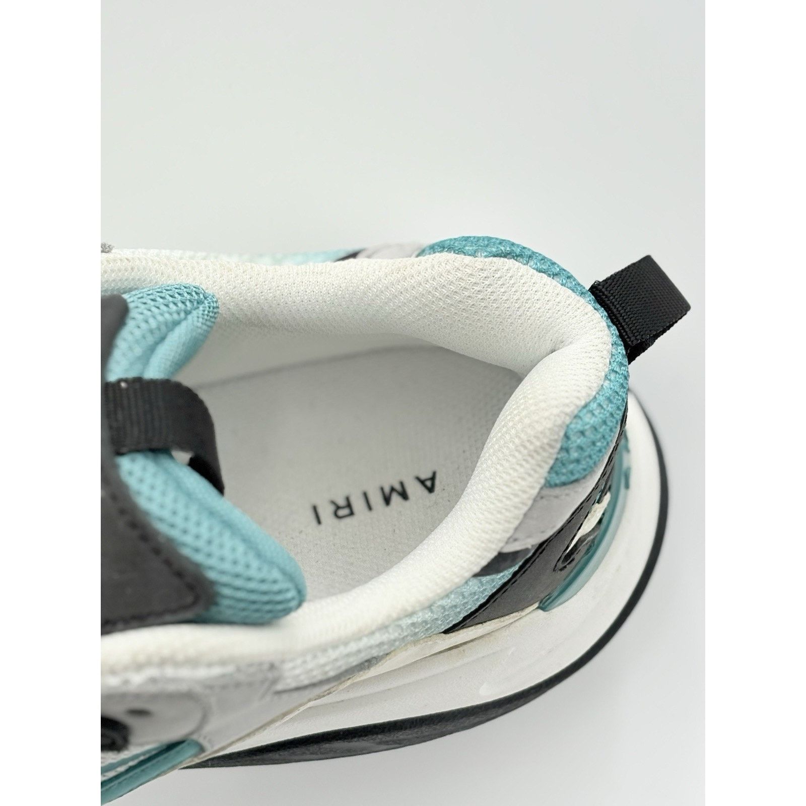 Amiri Amiri Bone Runner ' White Black Blue Grass ' | SUPER CLEAN! Size US 11 / EU 44 - 6 Thumbnail