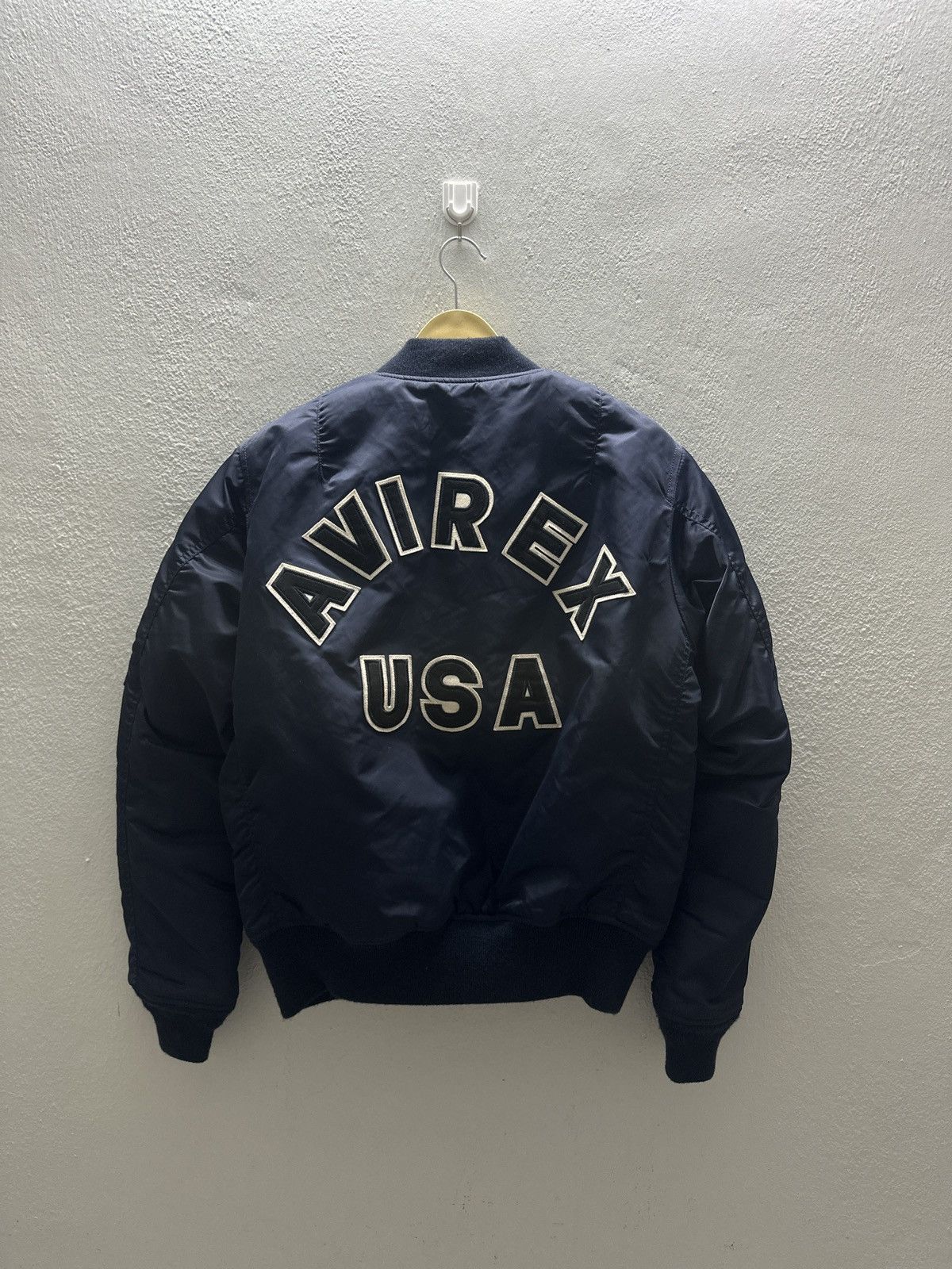 Avirex × Vintage 🔥Best Offer Vintage Avirex Ma-1 Spellout Bomber Jacket Size US L / EU 52-54 / 3 - 1 Thumbnail