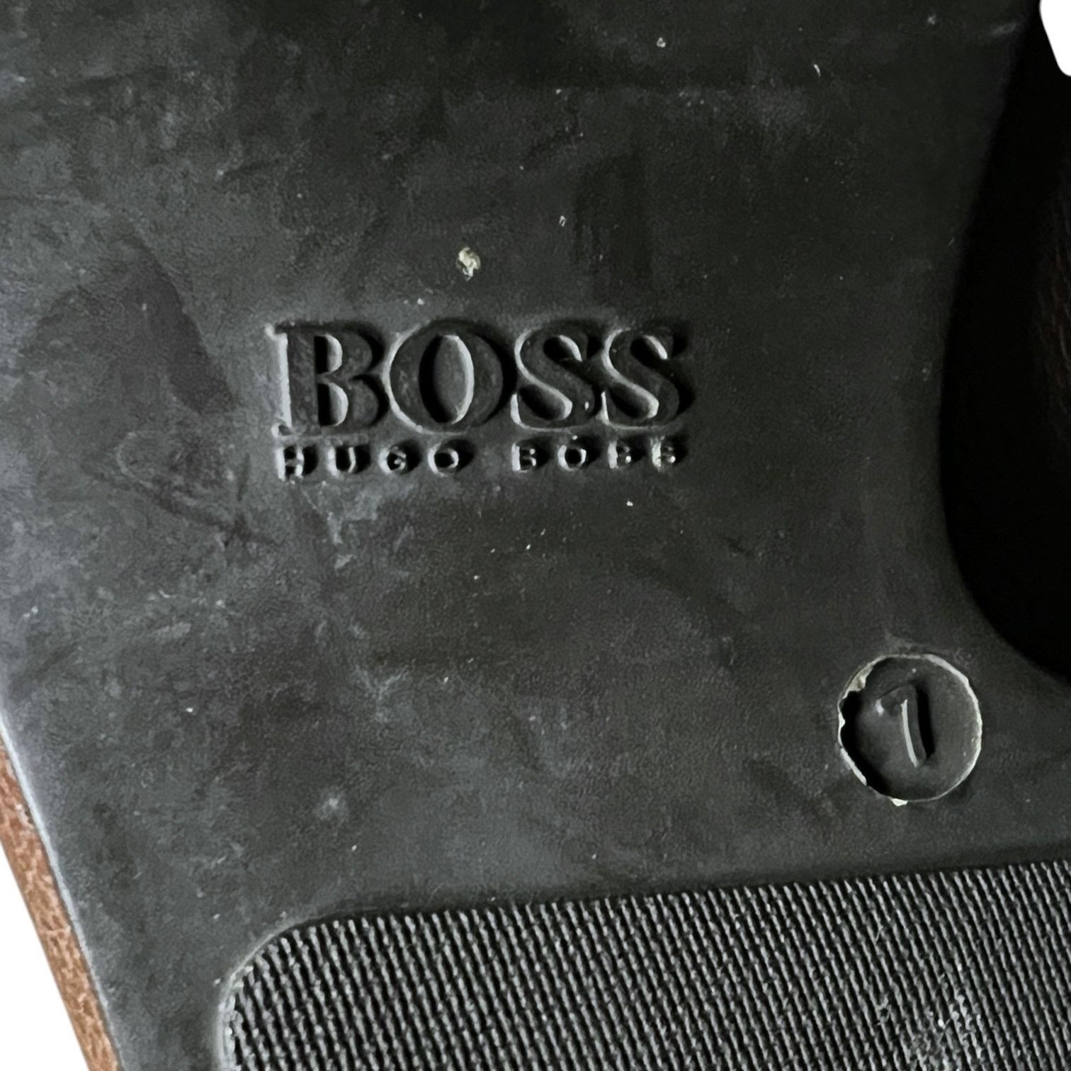Hugo Boss Men's Hugo Boss Brown Leather Driving Shoes Loafers - US 7 Size US 7 / EU 40 - 8 Thumbnail