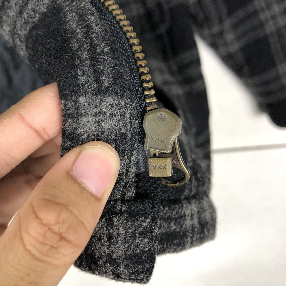 Japanese Brand 🔥Vintage Wool Chore Jacket Be-Hot Japan Tartan Design Size US L / EU 52-54 / 3 - 17 Thumbnail