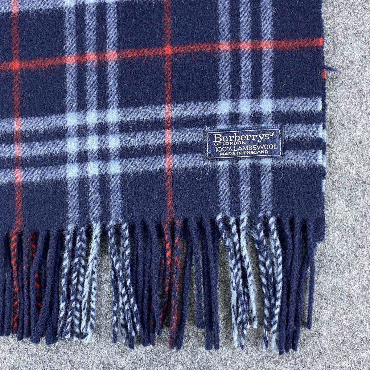 Burberry × Vintage Burberry Scarf # Muffler # Neckwear # D656 Size ONE SIZE - 2 Thumbnail
