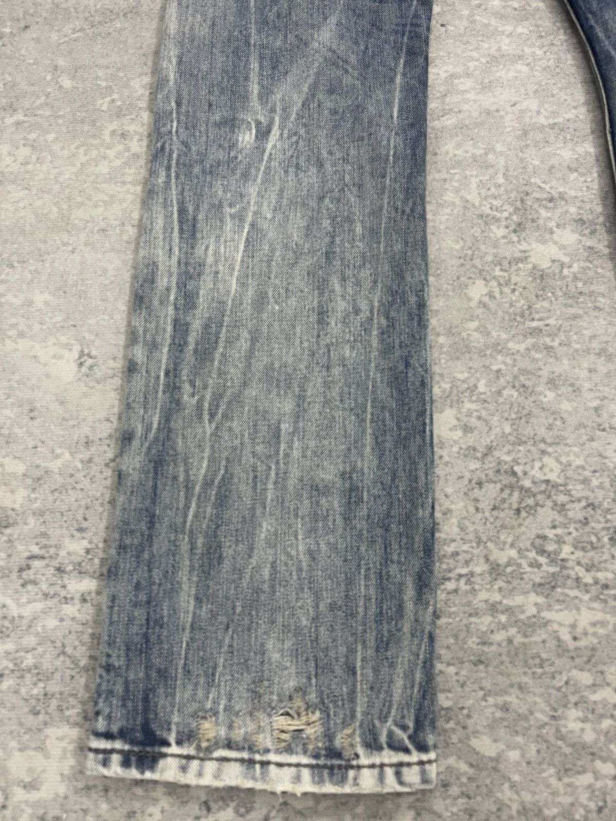 Diesel Diesel Krooley 0813Z Regular Slim-Carrot Distressed Jeans Size US 30 / EU 46 - 14 Thumbnail