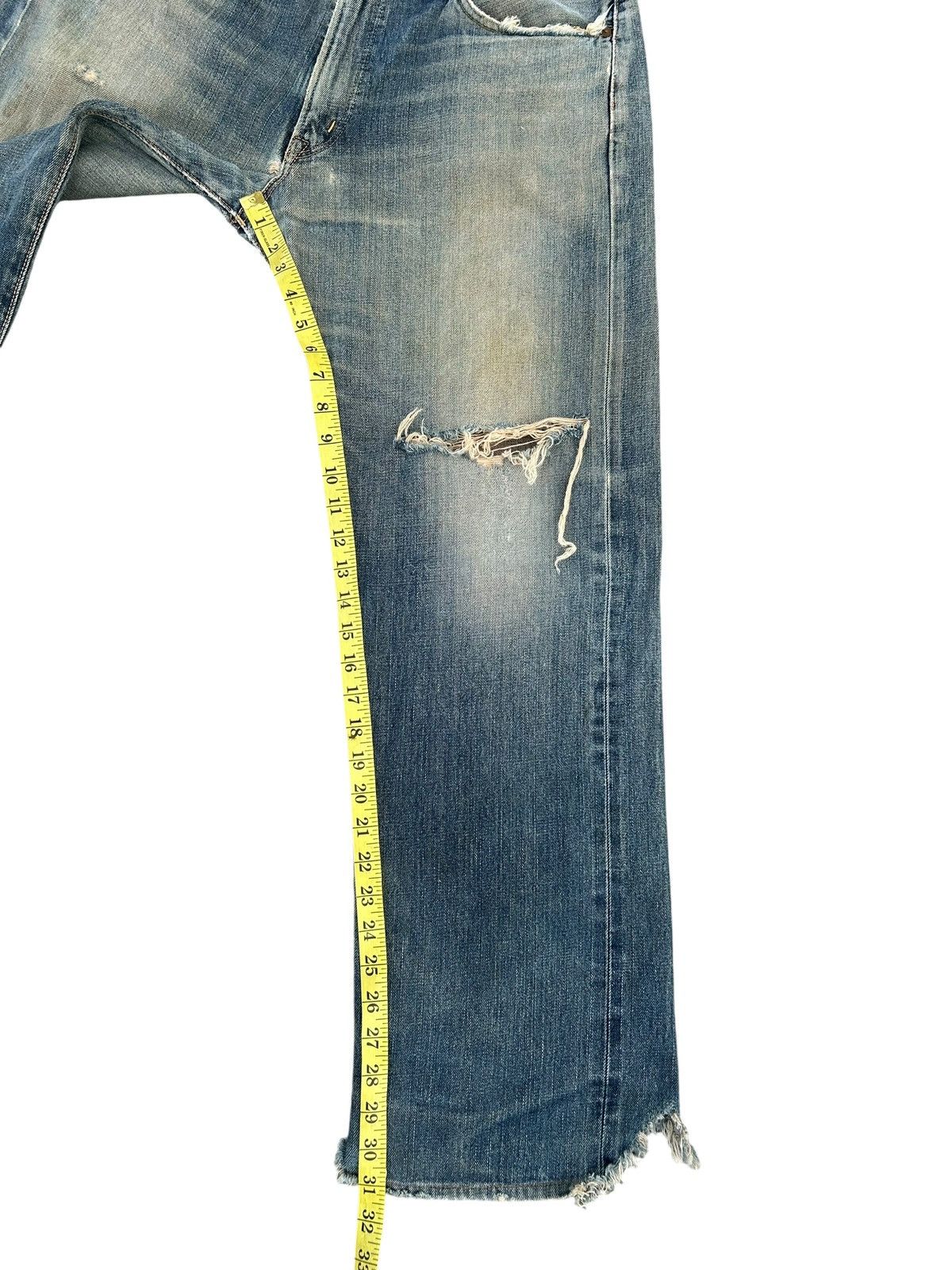 Kapital Vintage Edwin 505x Selvedge Distressed Denim Jeans Size US 34 / EU 50 - 23 Thumbnail