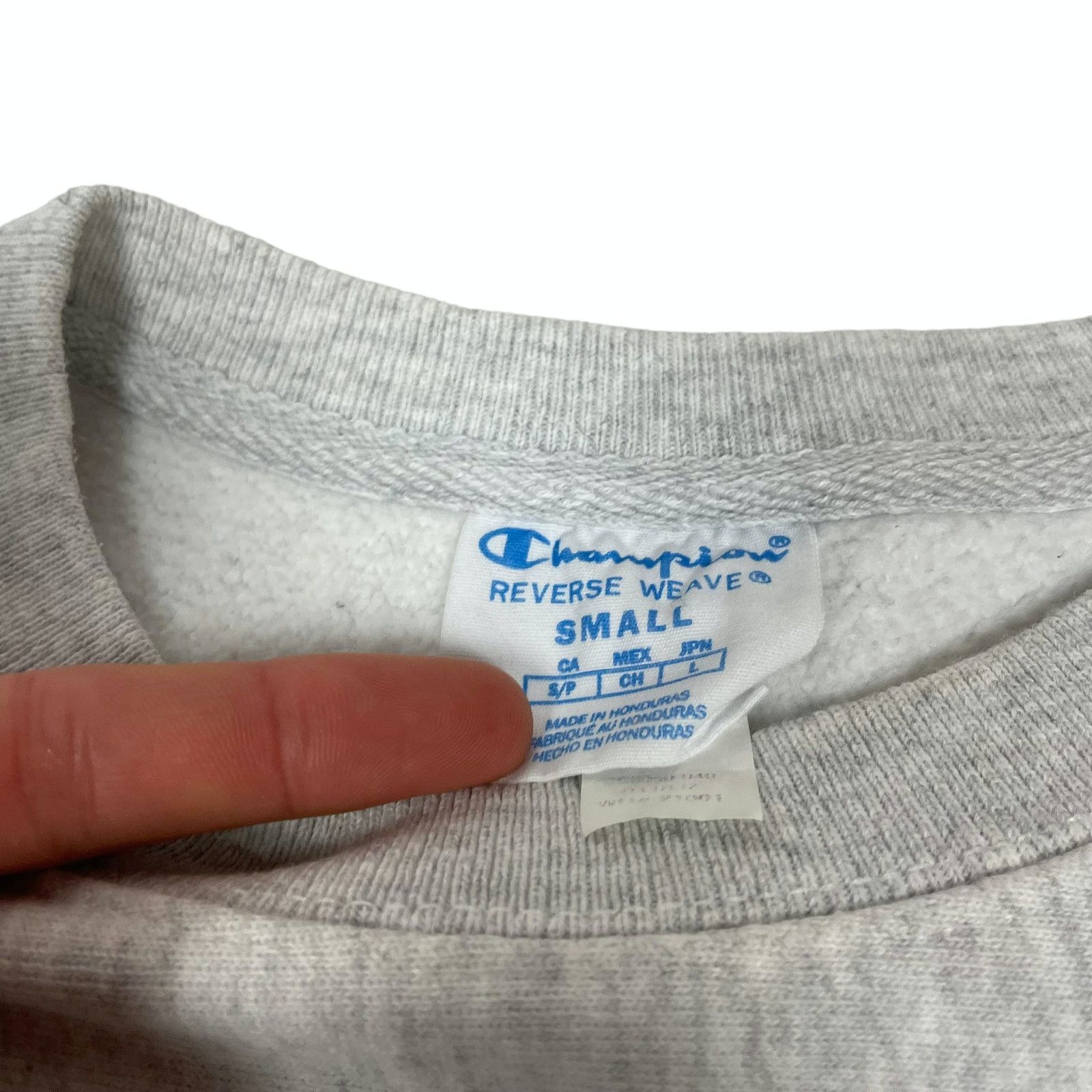 Champion Champion Reverse Weave Mens Heather Gray Cotton Sweatshirt S Size US S / EU 44-46 / 1 - 9 Thumbnail