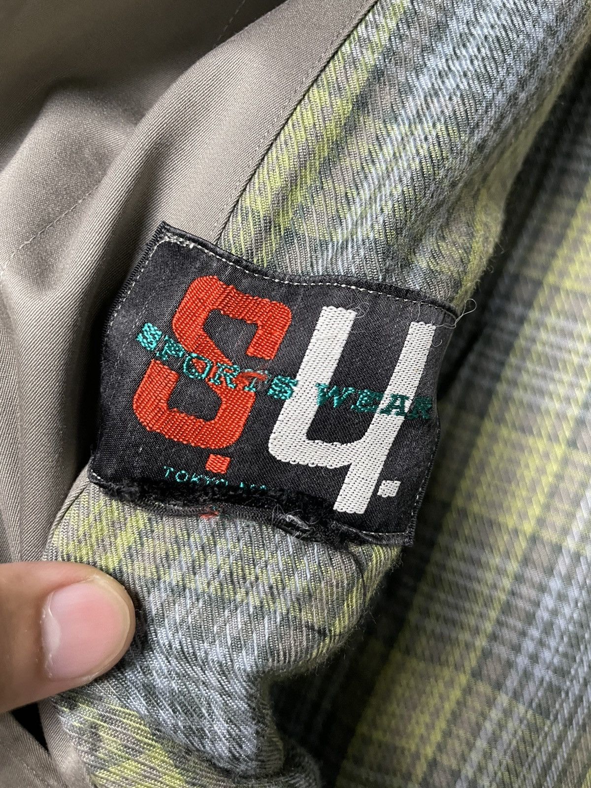 Japanese Brand × Vintage Japanese Brand Hidden Button Long Jacket (78) Size US S / EU 44-46 / 1 - 8 Thumbnail