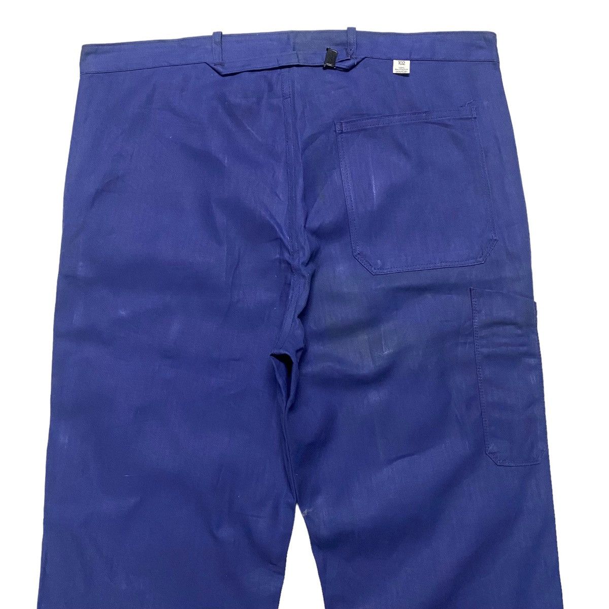 Le Laboureur Vintage 70s Sanfor French Work Pants Indigo Hbt Size US 40 / EU 56 - 9 Thumbnail