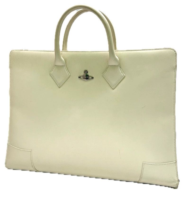 Vivienne Westwood Vivienne Westwood White Briefcase Bag - dmc Size ONE SIZE - 1 Thumbnail
