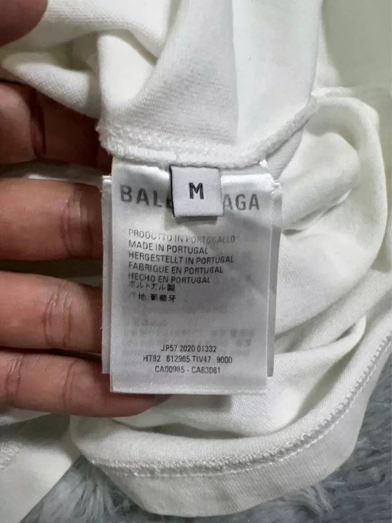 Balenciaga Balenciaga Band short sleeve white Size US M / EU 48-50 / 2 - 5 Thumbnail