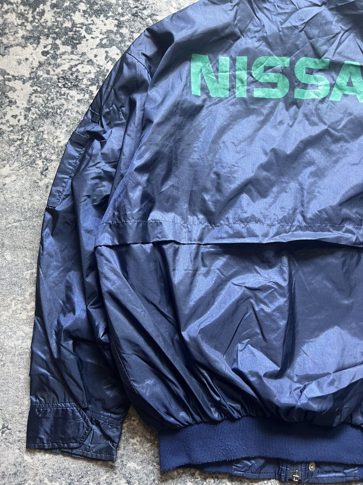 Nissan Vtg Nissan HiTEQ Racing Bomber Jacket Size US L / EU 52-54 / 3 - 4 Thumbnail