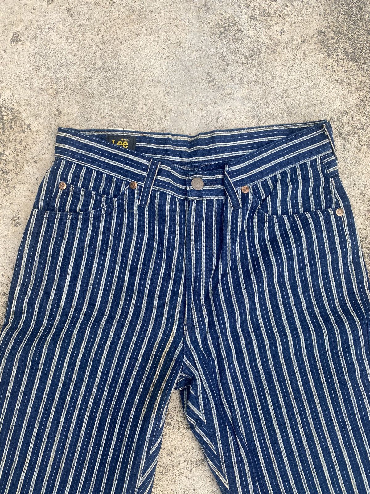 Lee × Vintage Vintage Flare Jeans Lee Hikory Sanforized Shrunk Size US 30 / EU 46 - 10 Thumbnail